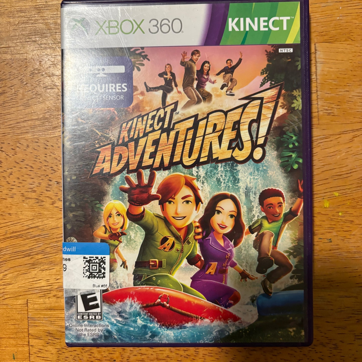 Xbox 360 Video Game Kinect Adventures Complete With Manual Family Party Fun Play
