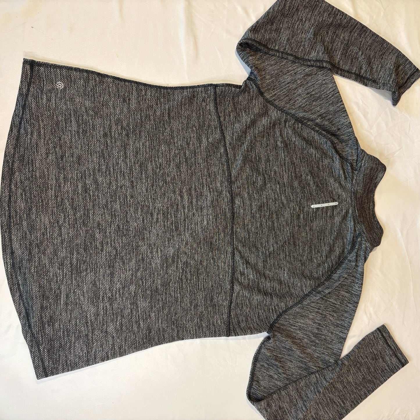 Champion Quarter Zip Pullover Men XL Gray Long Sleeve Athletic Training Top