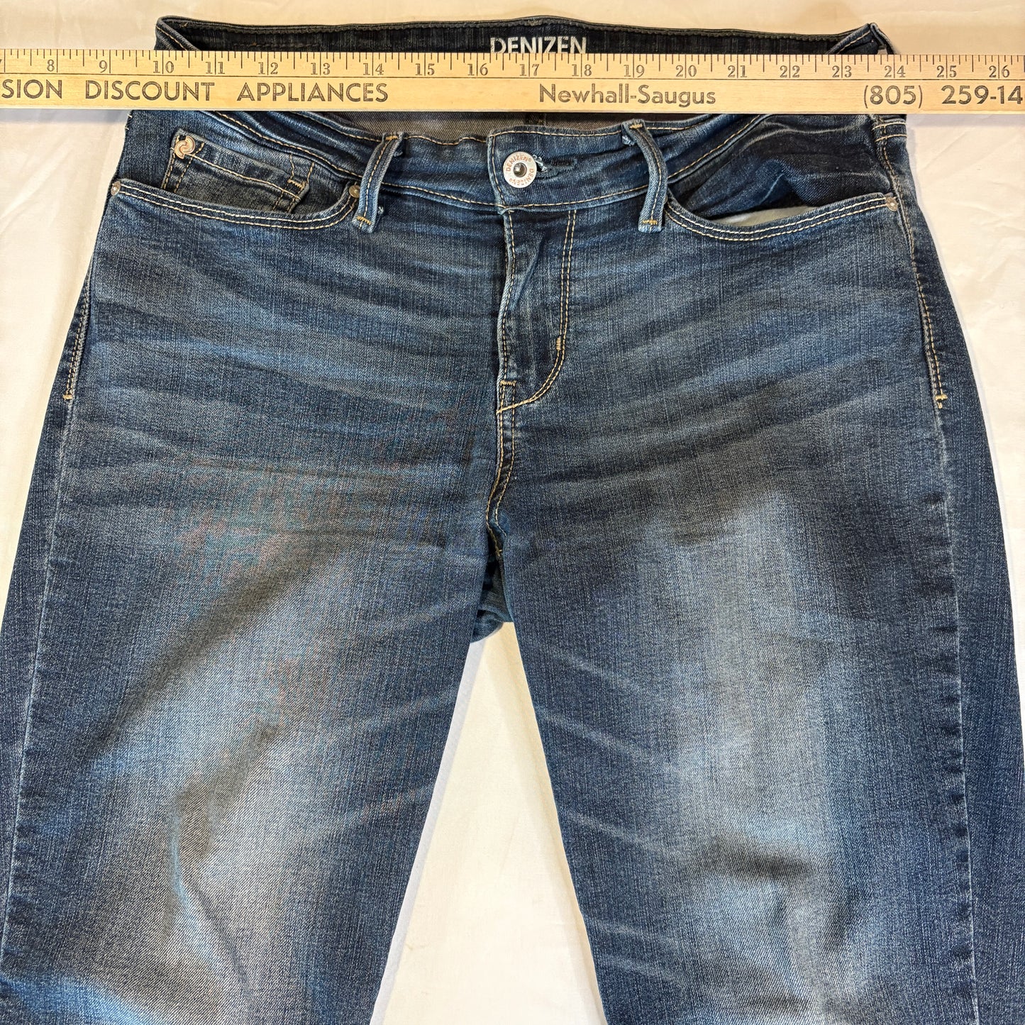 Denizen Pants Levi’s Women’s Jeans W28 L32 Blue Modern Skinny Stretch Denim
