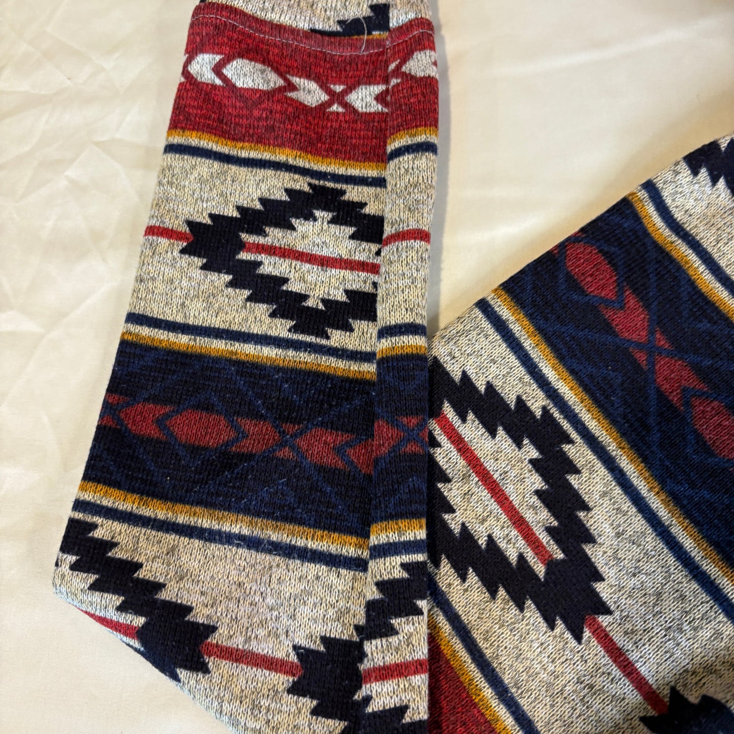 Brooklyn Cloth Men’s Aztec Print Sherpa Lined Hoodie Sweatshirt Size Small
