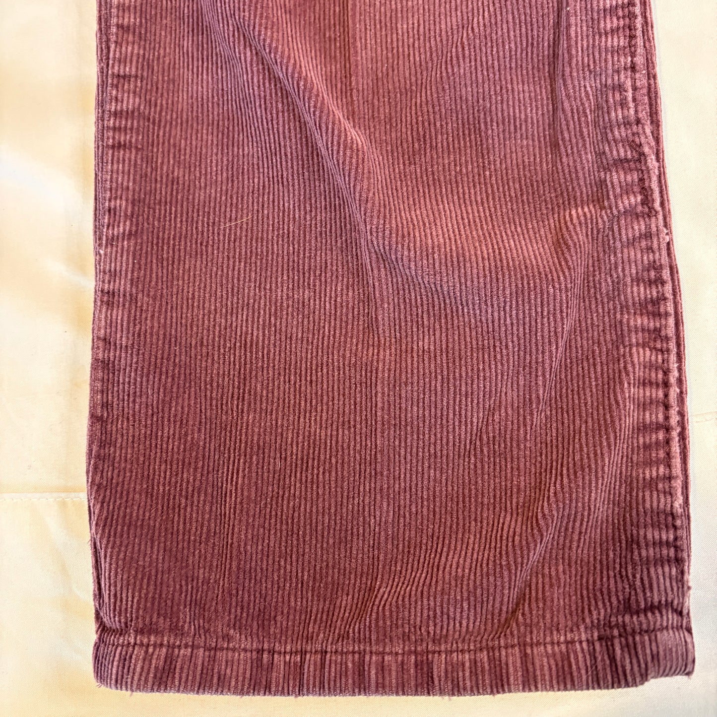 American Rag Men’s Corduroy Pants 32x30 Modern Straight Fit Burgundy Wine Cotton