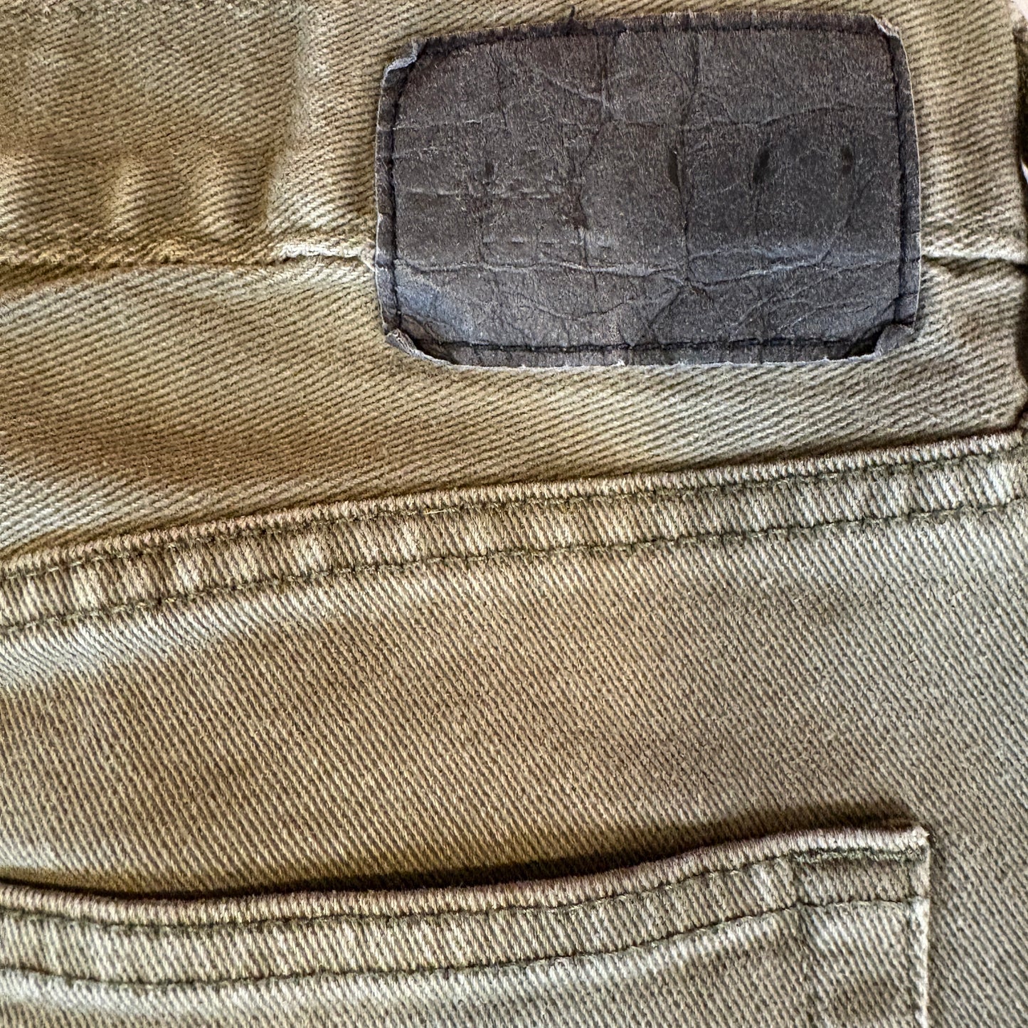 Bullhead Skinny Olive Green Jeans Men’s W32 L32 Slim Fit Denim Pants