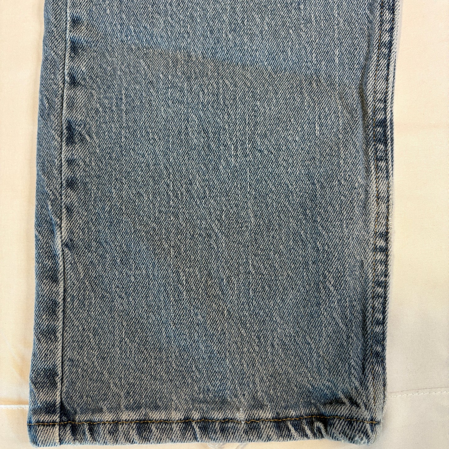 Wrangler Jeans Men’s 34x32 Blue Denim Straight Leg Comfort Stretch Mid Rise