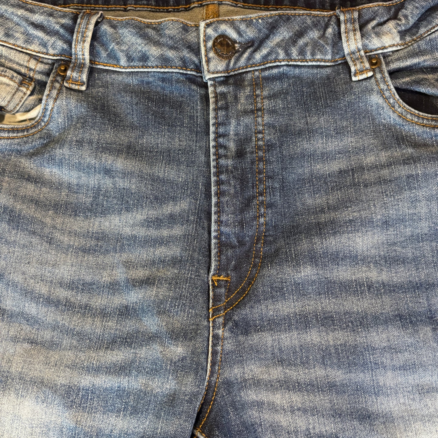 We Are Denim Relaxed Straight Jeans Men’s W40 L32 Blue Medium Wash Casual Comfort
