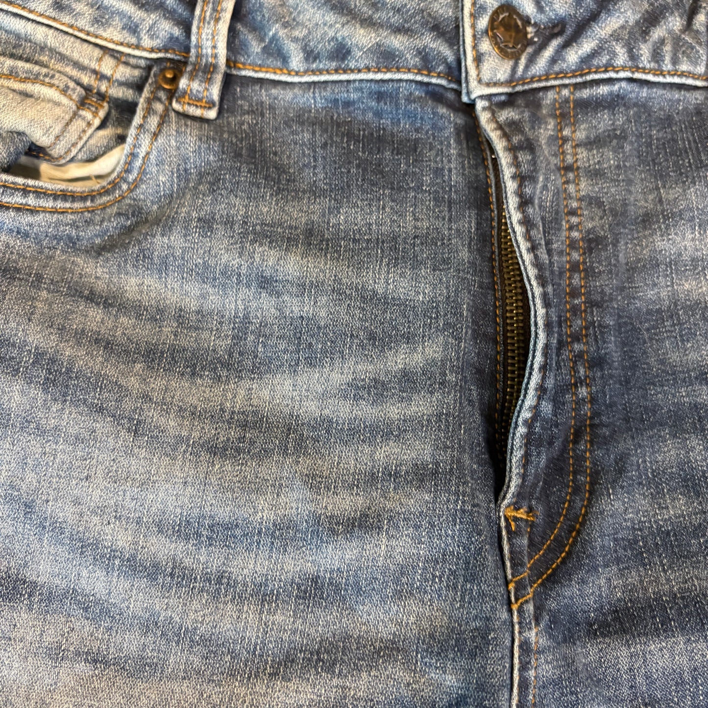We Are Denim Relaxed Straight Jeans Men’s W40 L32 Blue Medium Wash Casual Comfort