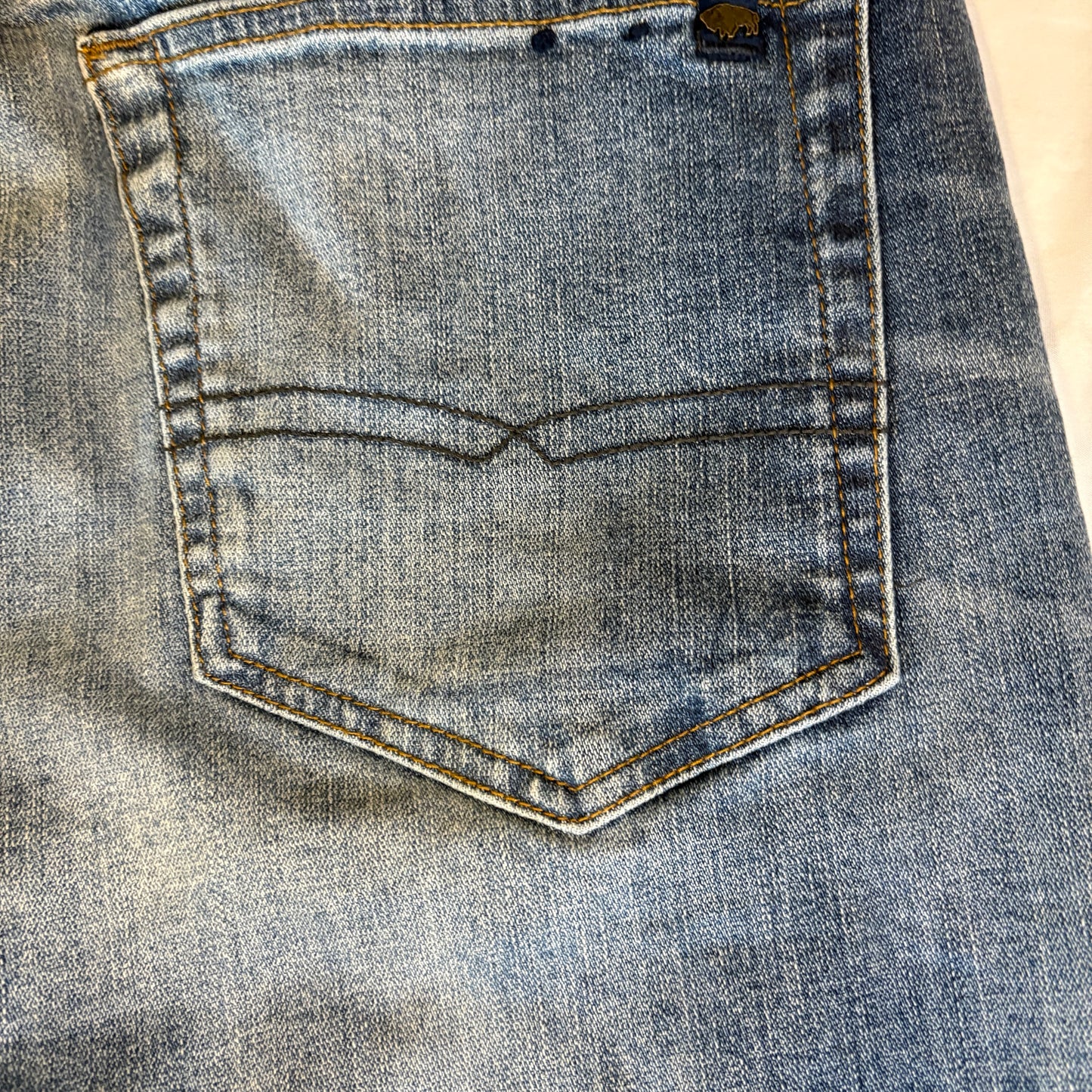 We Are Denim Relaxed Straight Jeans Men’s W40 L32 Blue Medium Wash Casual Comfort
