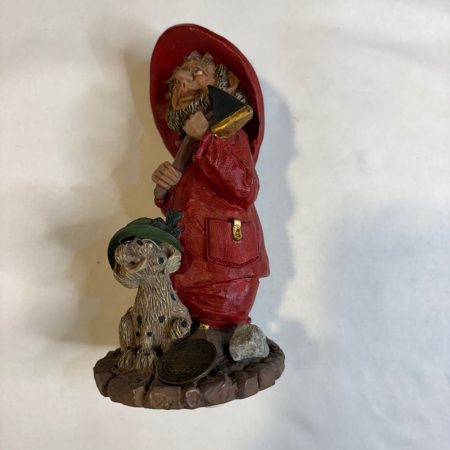 Fireman Leprechaun Firefighter Figurine with Dog & Axe – "Luck o’ Irish"