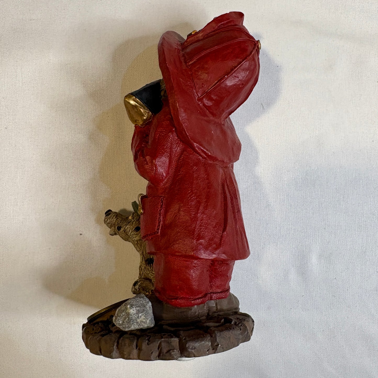 Fireman Leprechaun Firefighter Figurine with Dog & Axe – "Luck o’ Irish"