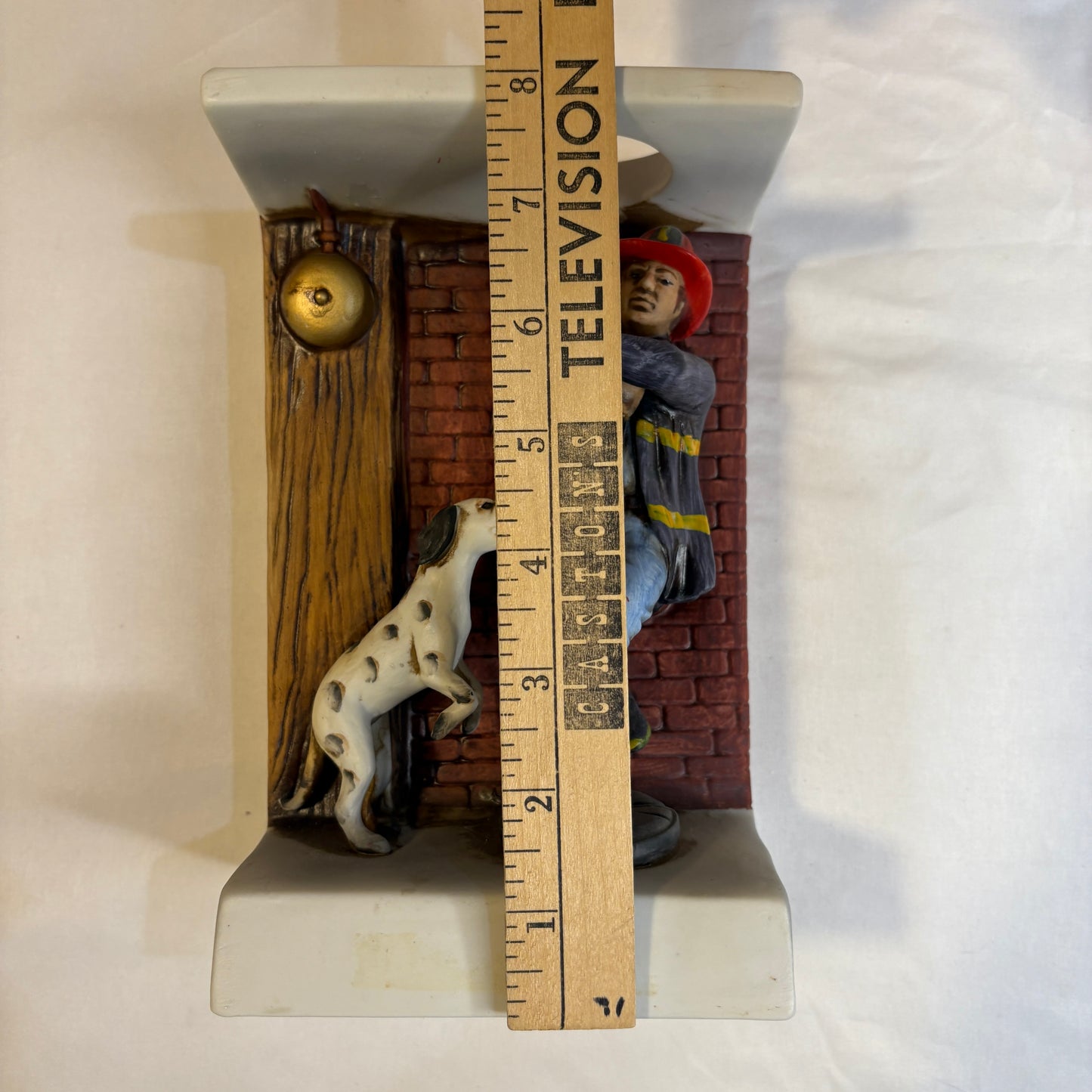 Firefighter 'Answering the Call' Figurine with Dalmatian – Bradford Style Collectible