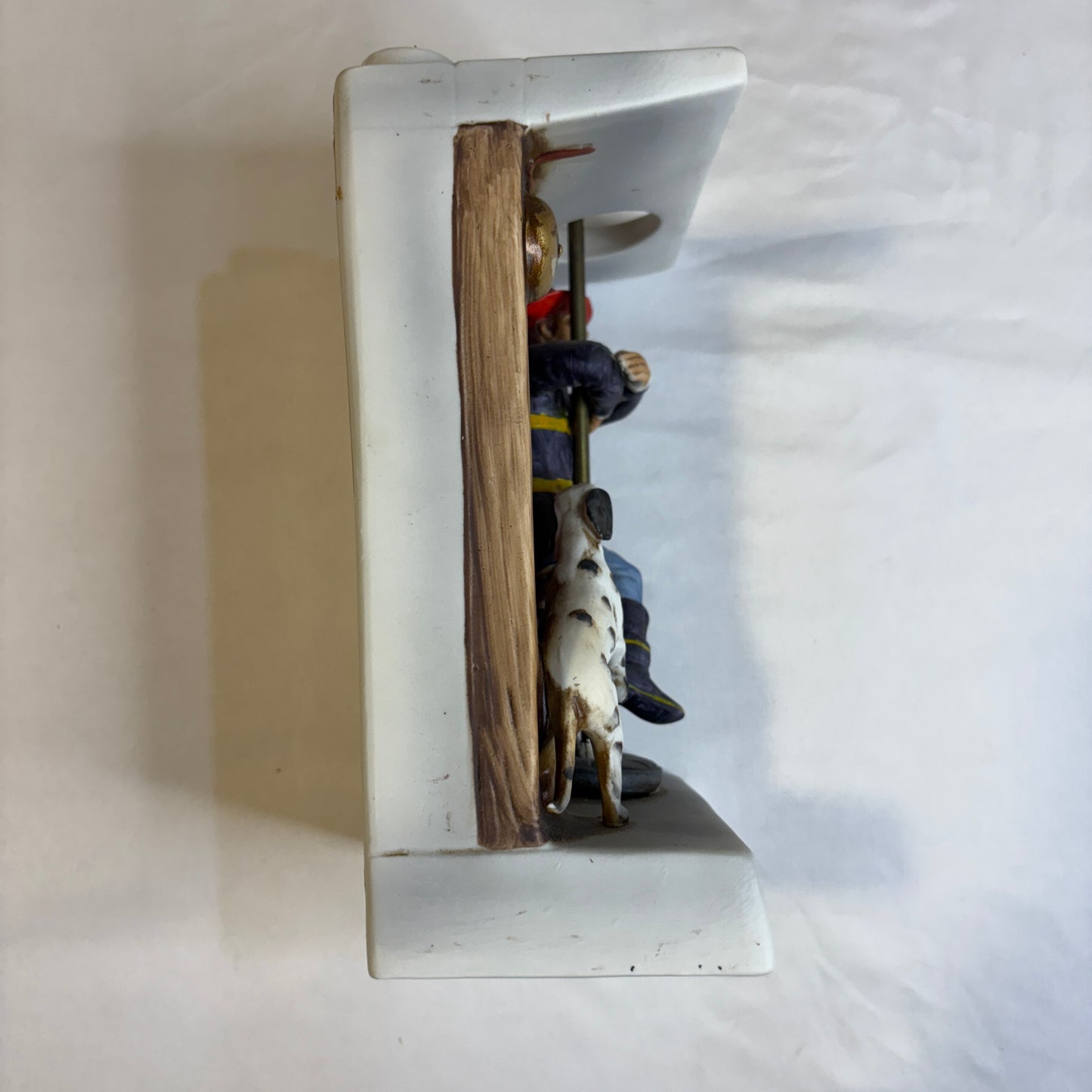 Firefighter 'Answering the Call' Figurine with Dalmatian – Bradford Style Collectible