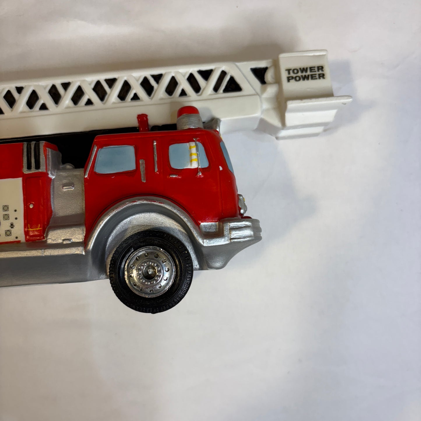 Vintage Tower Power Fire Truck Decanter Mount Hope Winery Japan 13" Ceramic
