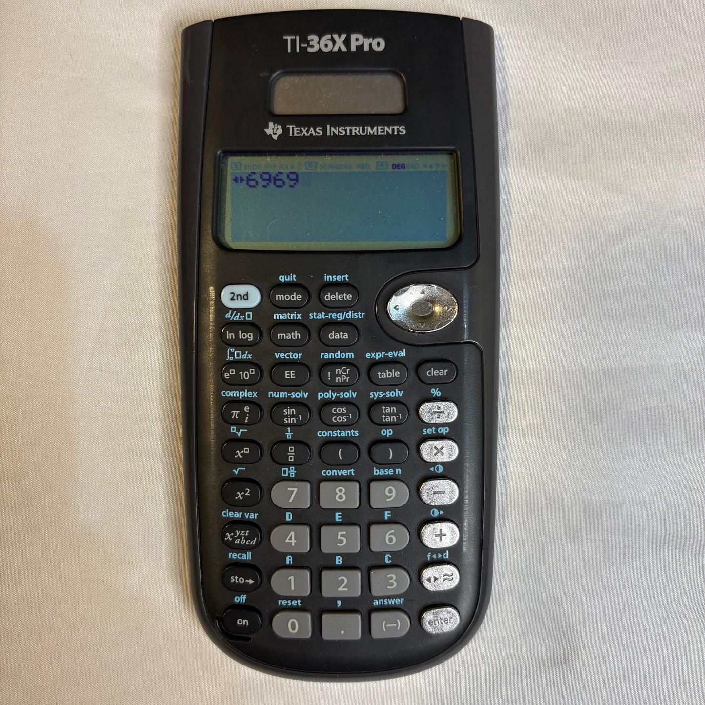 Texas Instruments TI-36X Pro Scientific Calculator w/ Cover – Tested Works