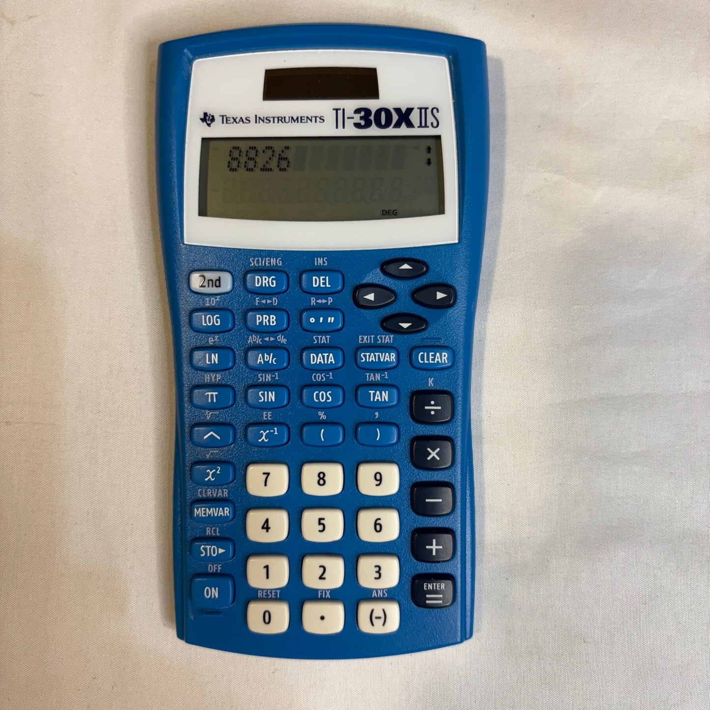 ChatGPT said: Texas Instruments TI-30X IIS Scientific Calculator Blue w/ Cover – Tested Works