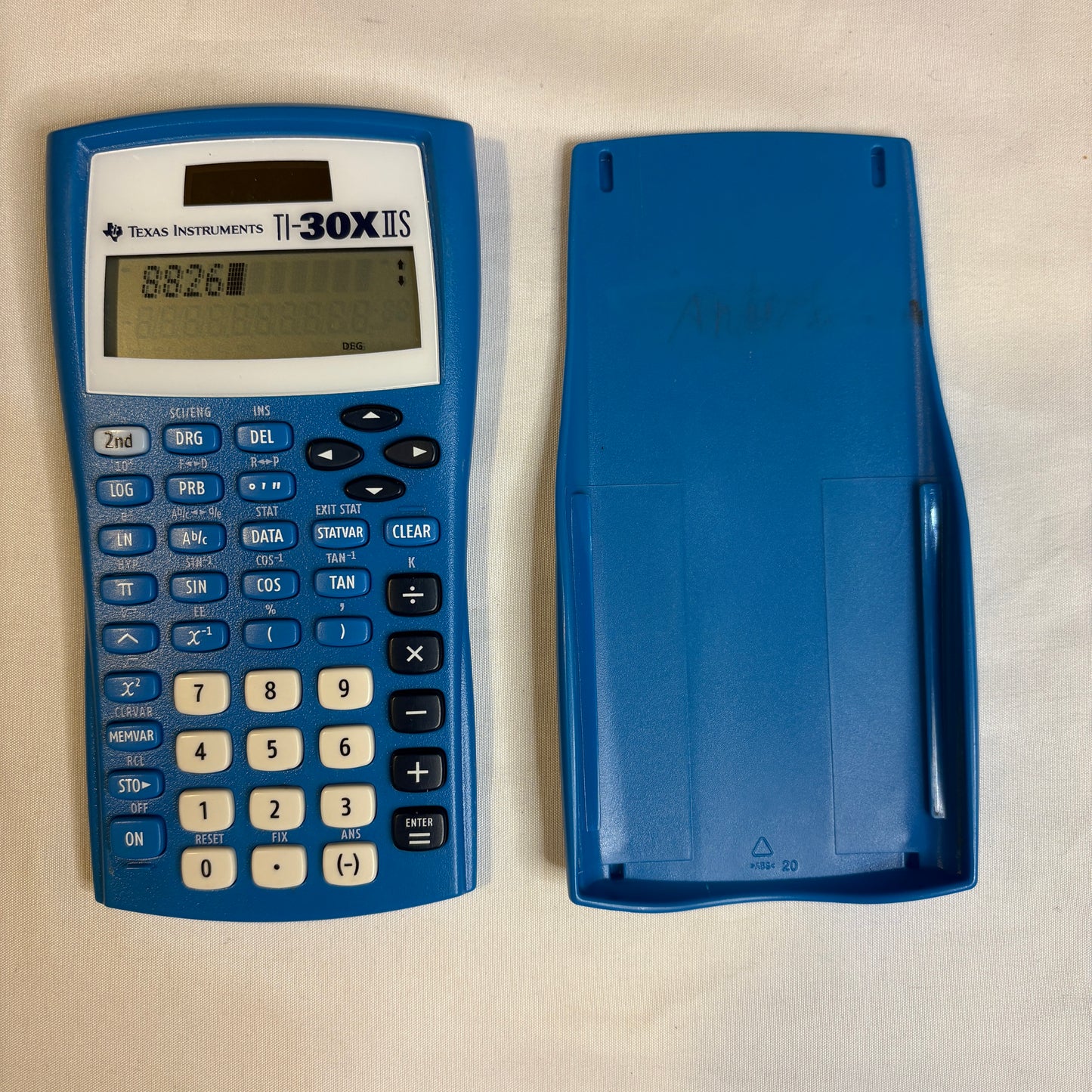 ChatGPT said: Texas Instruments TI-30X IIS Scientific Calculator Blue w/ Cover – Tested Works