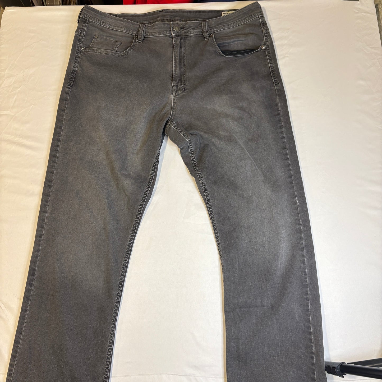 Driven-X Basic Straight Stretch Jeans Gray Men’s 40x32 Casual Denim
