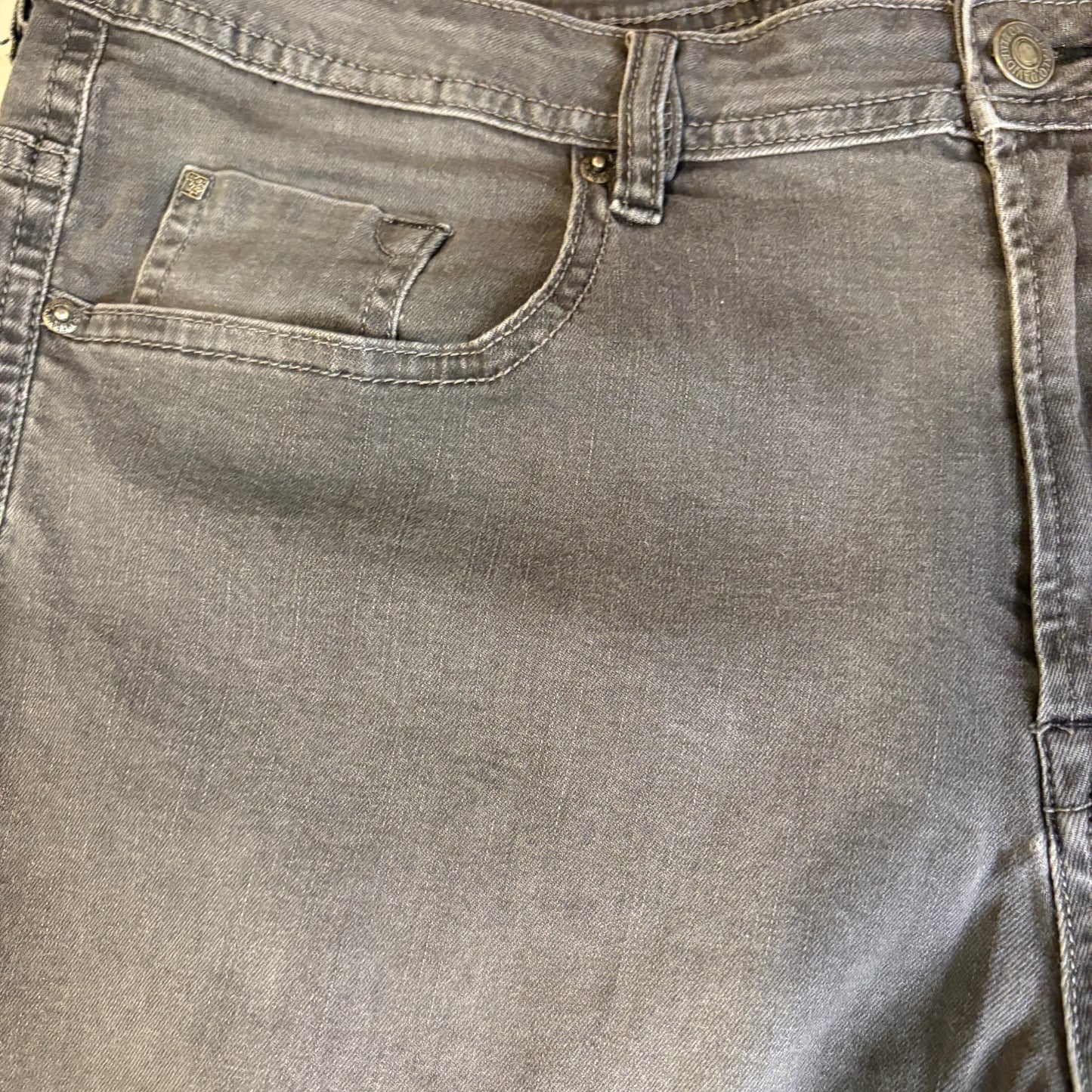 Driven-X Basic Straight Stretch Jeans Gray Men’s 40x32 Casual Denim