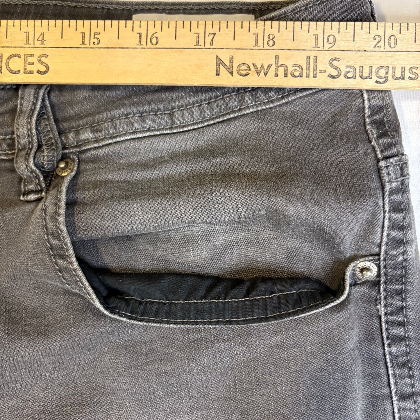 Driven-X Basic Straight Stretch Jeans Gray Men’s 40x32 Casual Denim