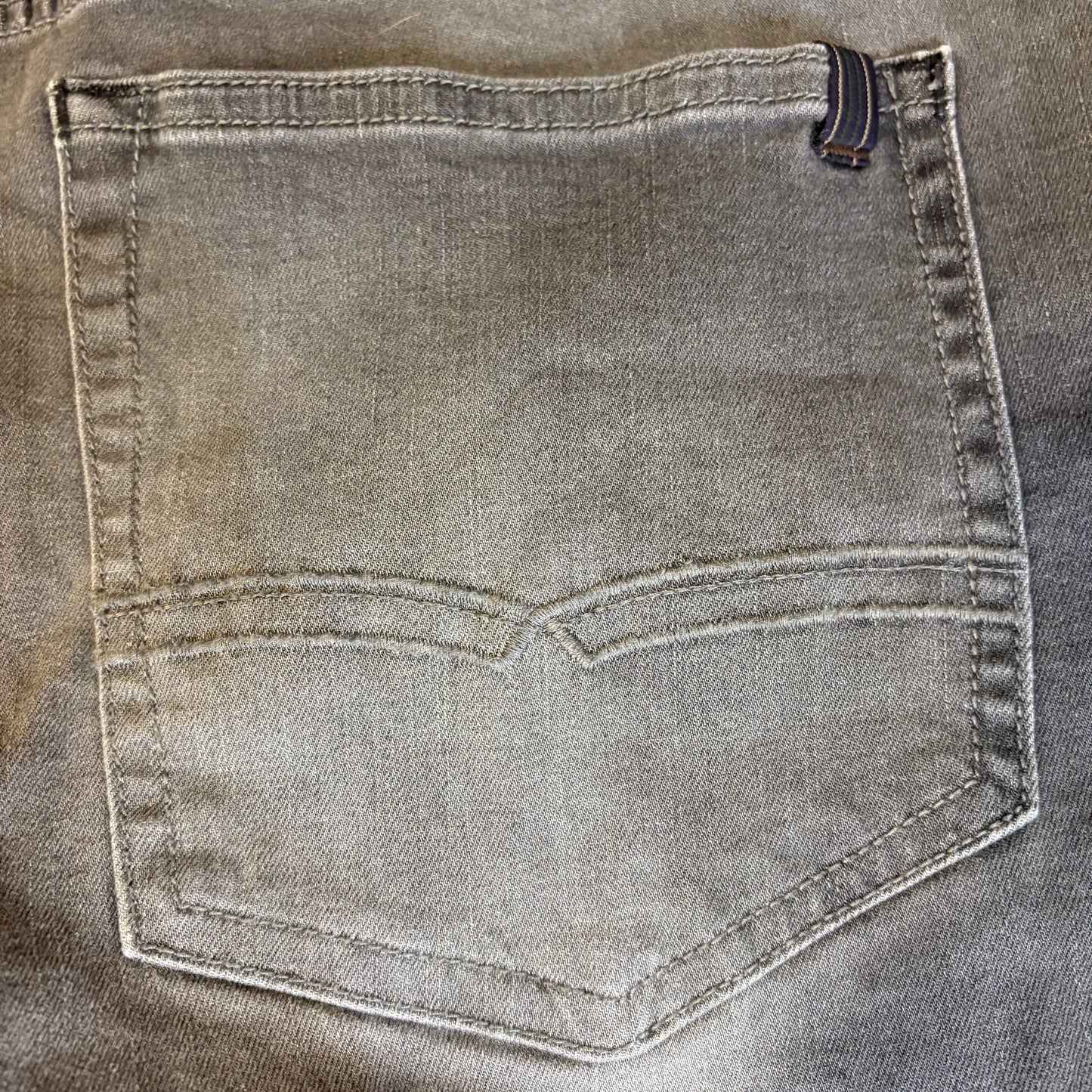 Driven-X Basic Straight Stretch Jeans Gray Men’s 40x32 Casual Denim