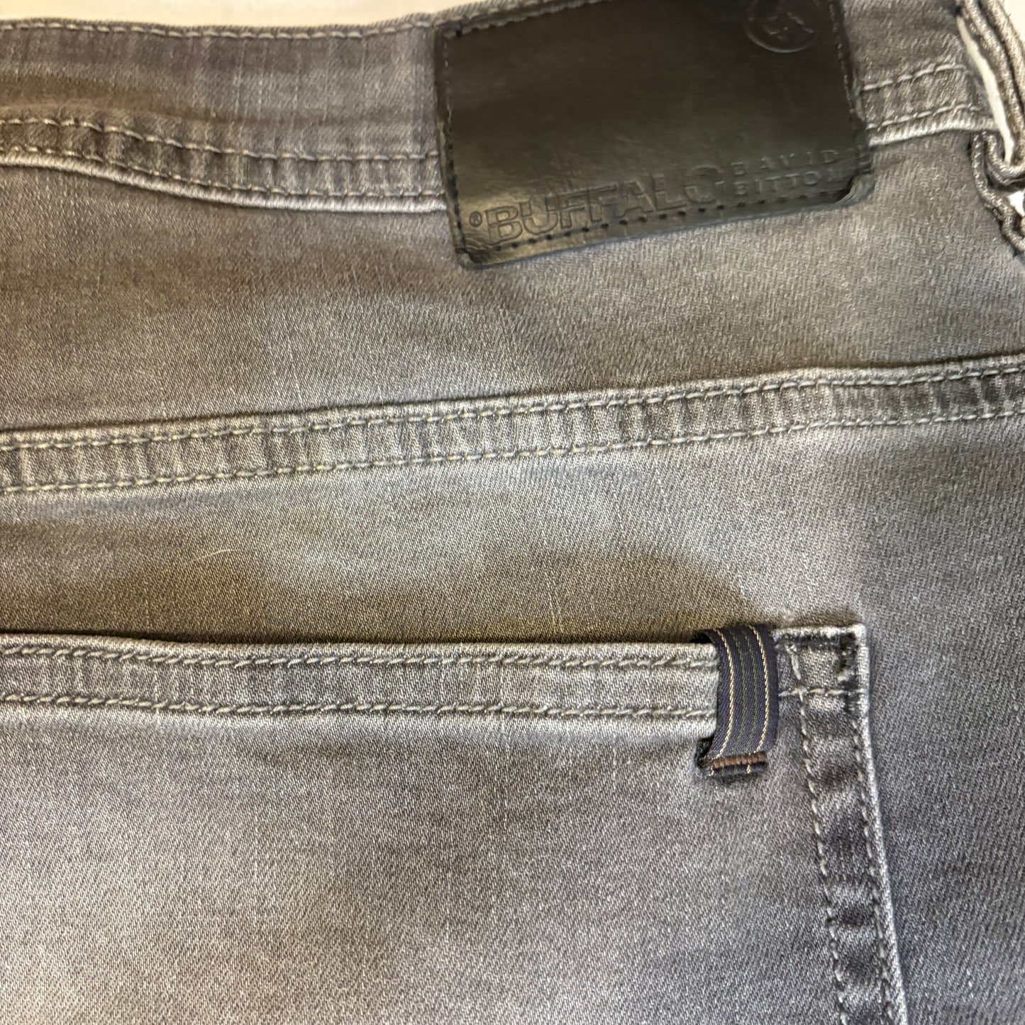 Driven-X Basic Straight Stretch Jeans Gray Men’s 40x32 Casual Denim