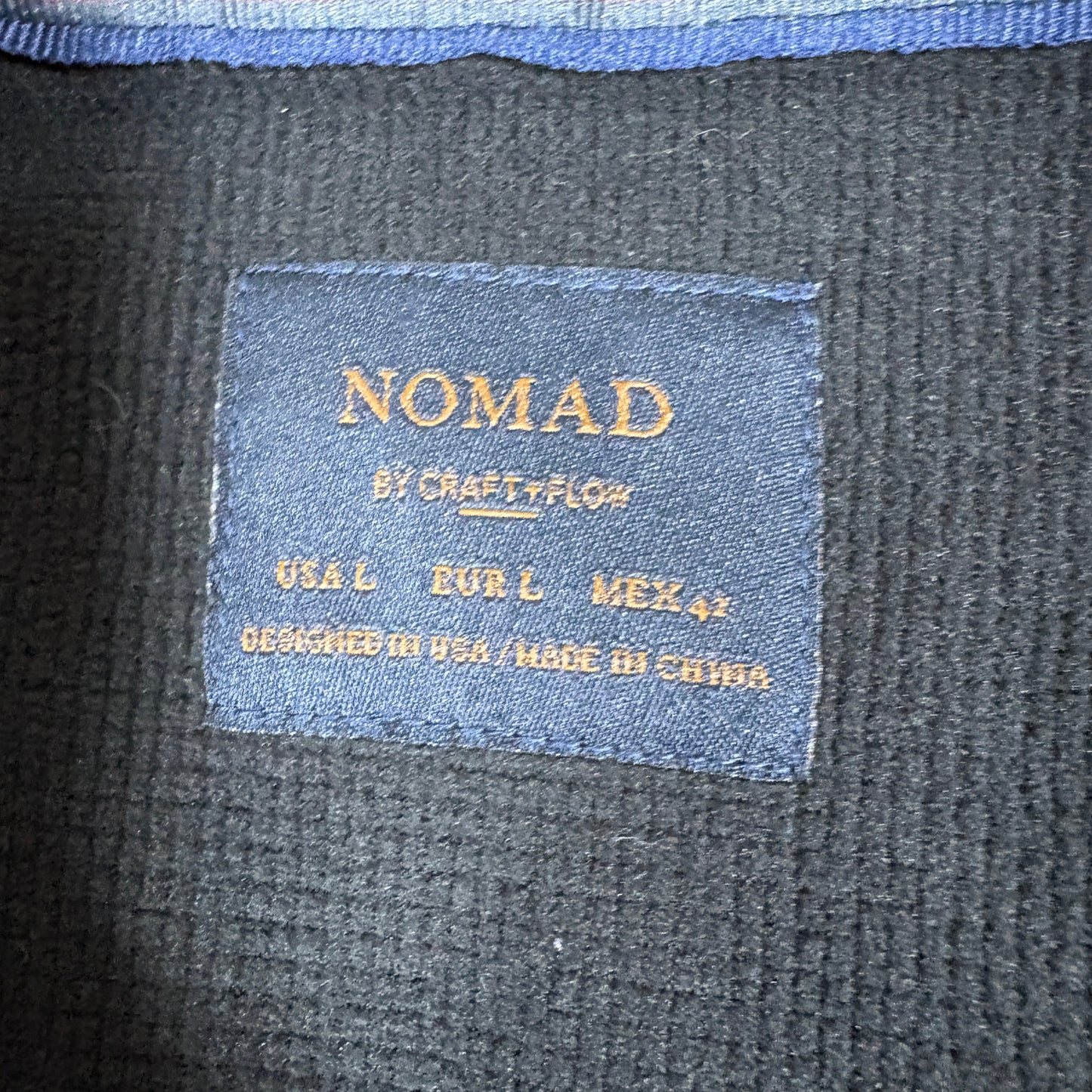 Nomad Flannel Shirt Mens Large Black Red Yellow Plaid Casual Streetwear