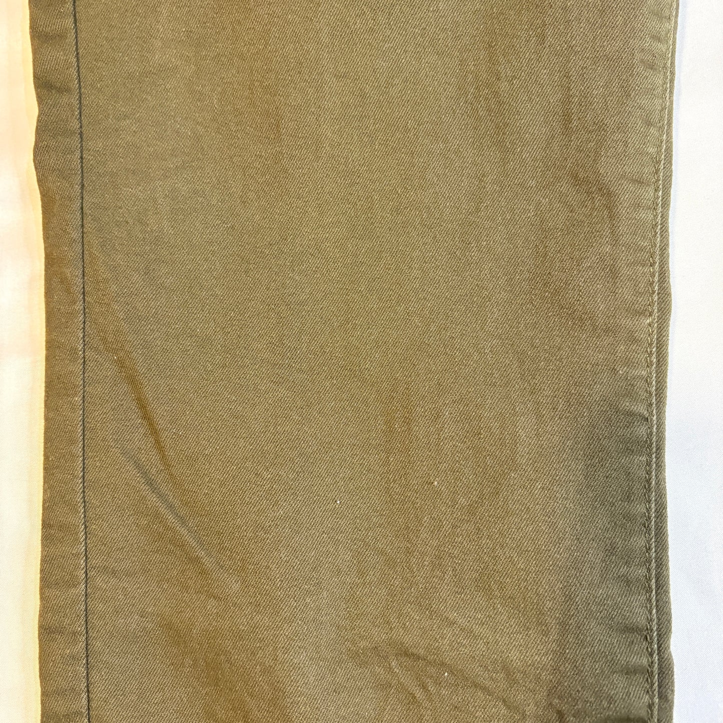 Wax Jean Butt I Love You Olive Green Skinny Pants Size 20 Women’s Stretch