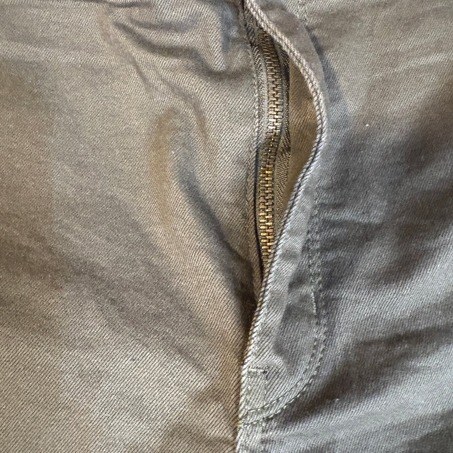 Wax Jean Butt I Love You Olive Green Skinny Pants Size 20 Women’s Stretch