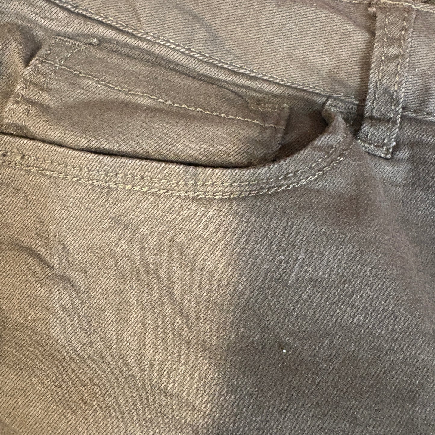 Wax Jean Butt I Love You Olive Green Skinny Pants Size 20 Women’s Stretch