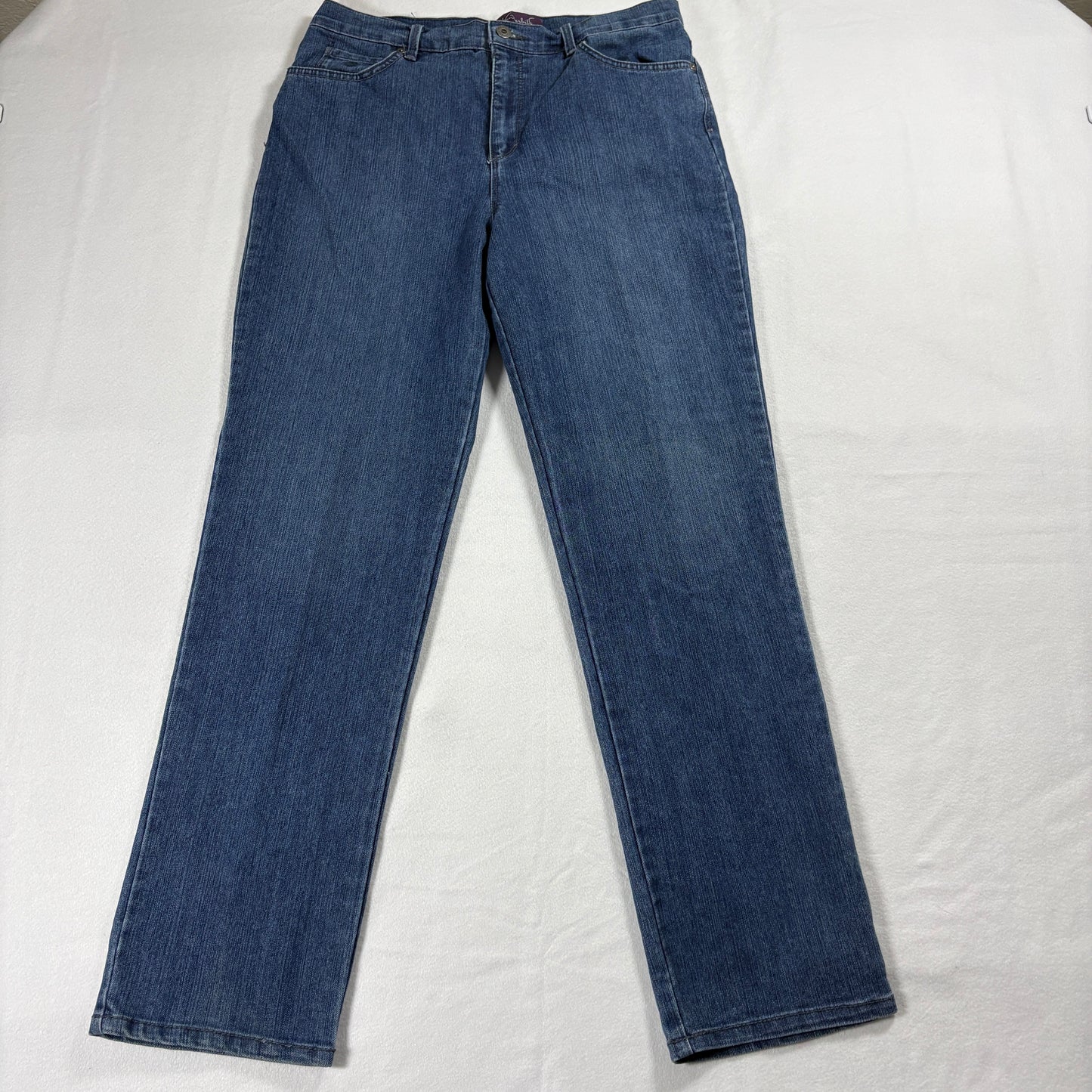 Gloria Vanderbilt Jeans Womens Size 12 Amanda Straight Leg Denim Classic Fit XX