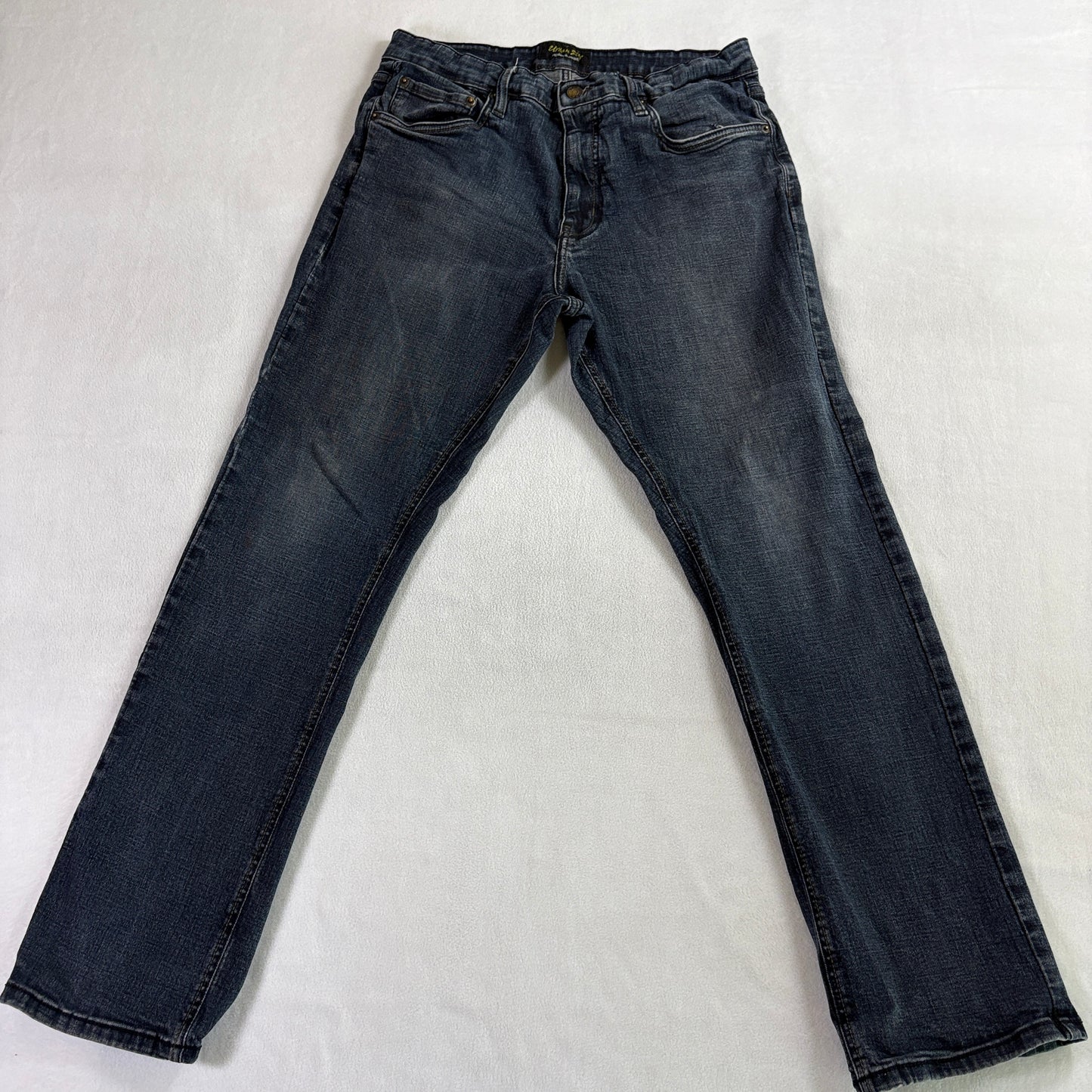 Mens Straight Jeans Urban Star 34x30 Fits Like 32X29 Blue Stretch Denim Casual