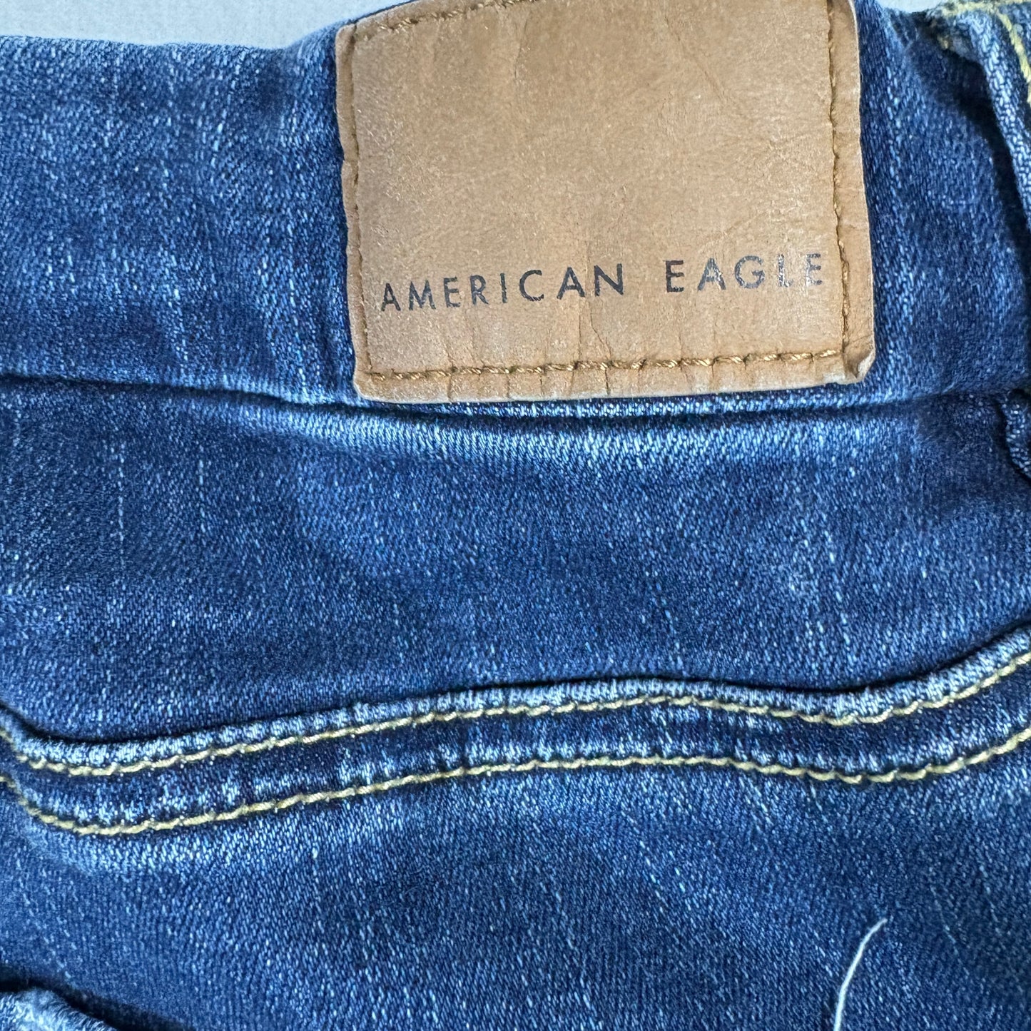 American Eagle Womens Jeans 10 Regular Distressed Ripped Next Level Stretch