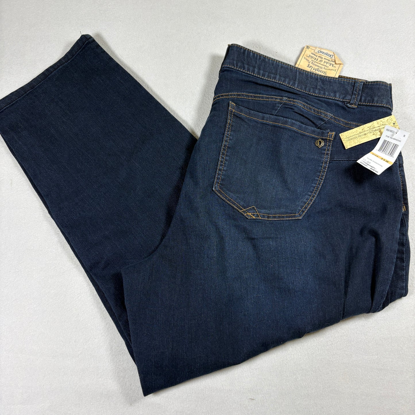 Democracy Ab Solution Jeans Womens 24W Dark Wash Booty Lift Stretch NWT