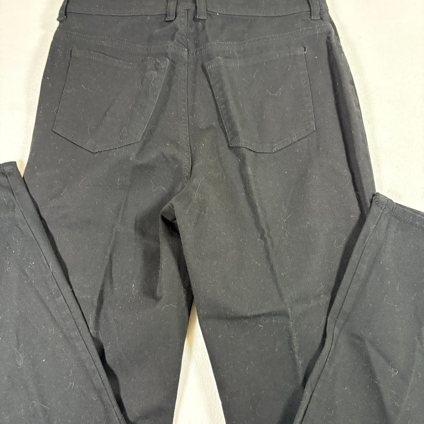 Gloria Vanderbilt Womens Jeans 8 Black High Rise Slim Tapered Stretch Denim