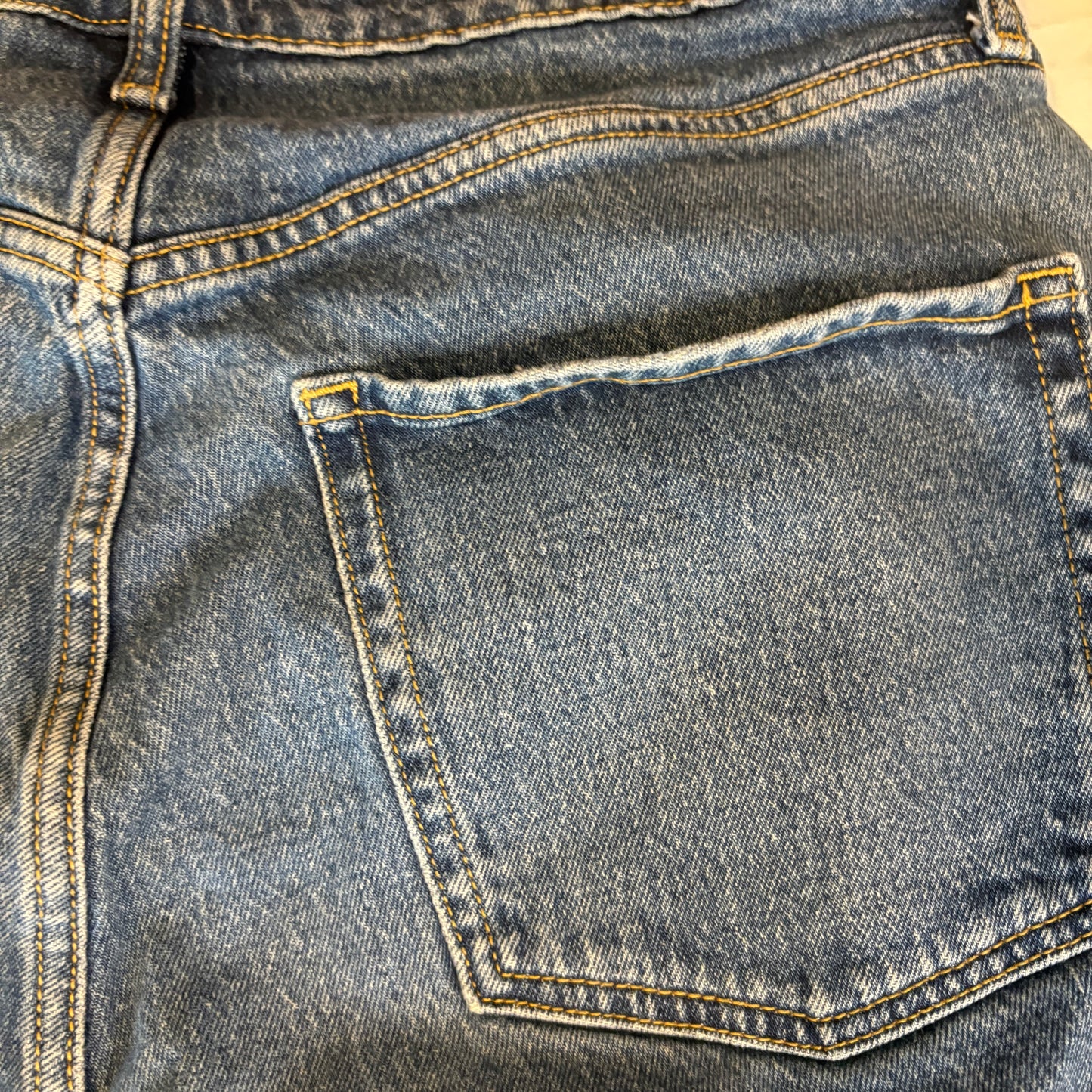 Wild Fable Women’s 14W Highest Rise Baggy Jeans Blue Distressed Ripped Knees Denim