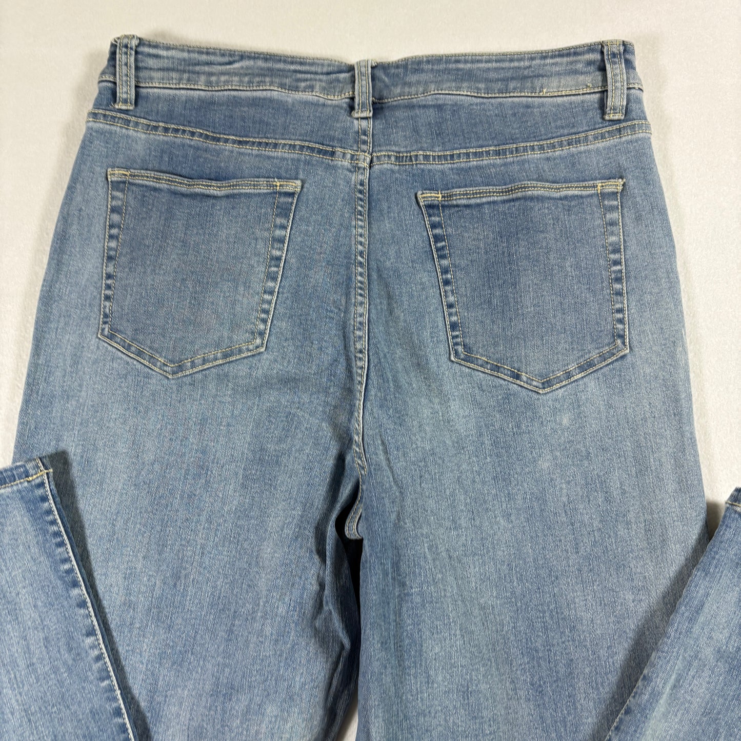 Coldwater Creek Womens Jeans 10 Light Wash Baggy Relaxed Fit Y2K High Rise