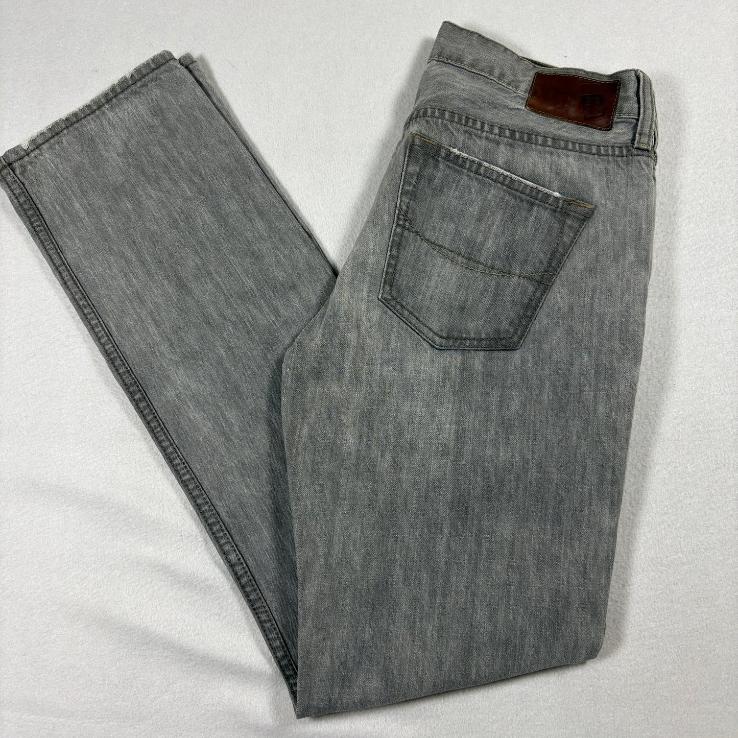 Bullhead Denim Jeans Mens 30x32 Gray Straight Leg 100% Cotton Vintage Y2K
