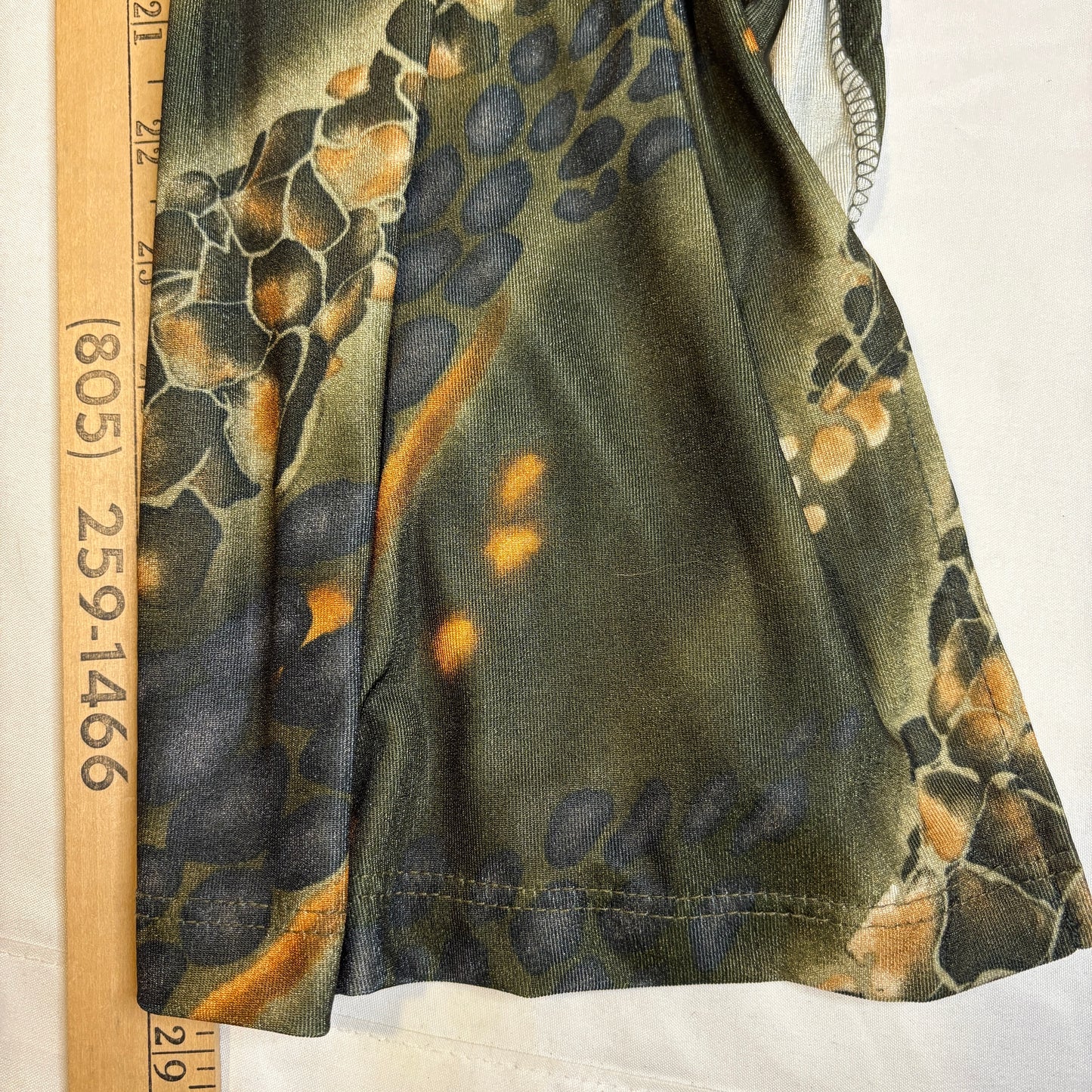 Baggy Wide Leg Lounge Pants Womens XL Abstract Print Boho Bohemian Drawstring Hem