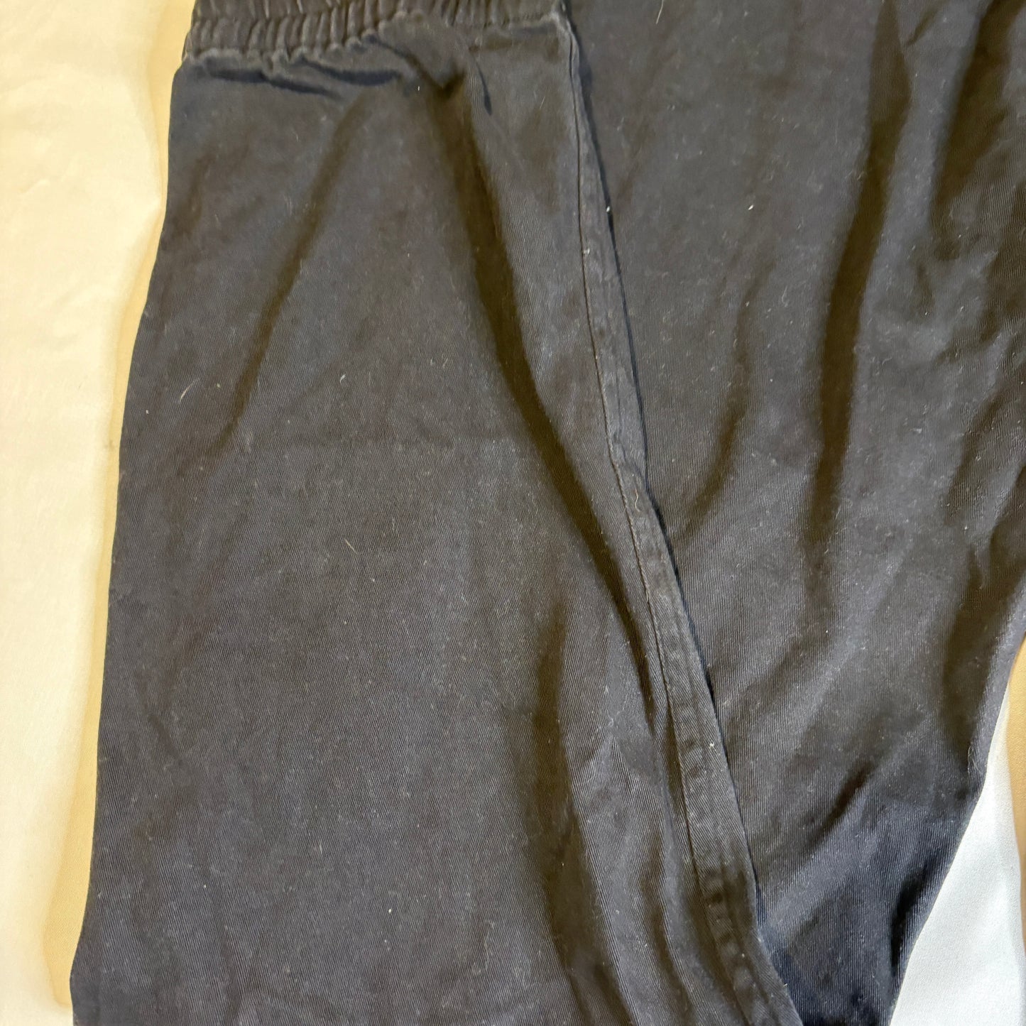 Hurley Men’s Black Jogger Pants Size M Baggy Casual Drawstring Elastic Waist