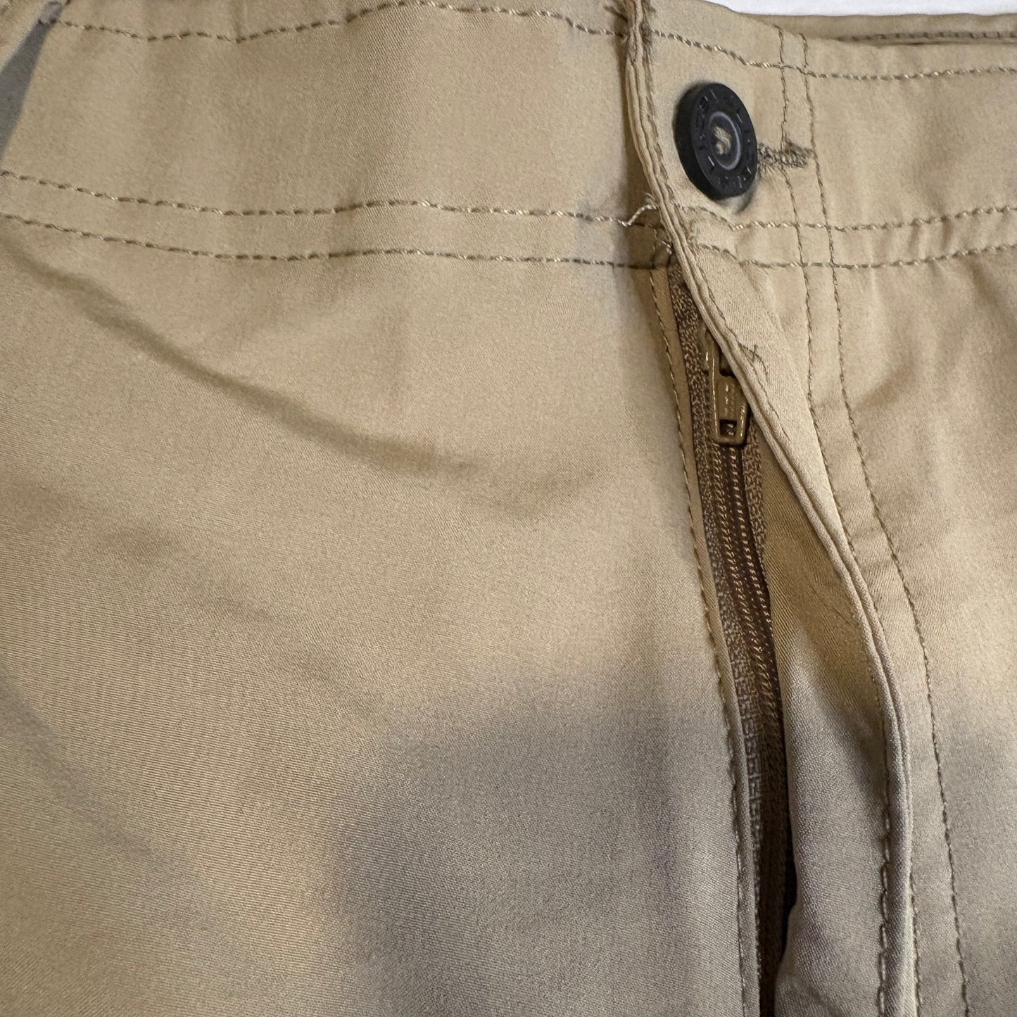 Denali Men’s Khaki Hiking Shorts Size 36 Outdoor Cargo Style Lightweight Travel