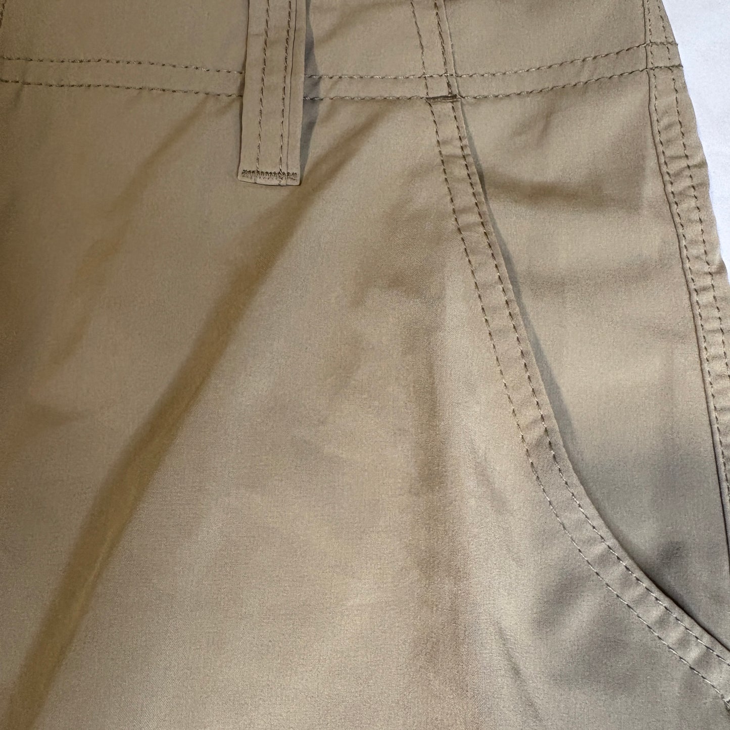 Denali Men’s Khaki Hiking Shorts Size 36 Outdoor Cargo Style Lightweight Travel