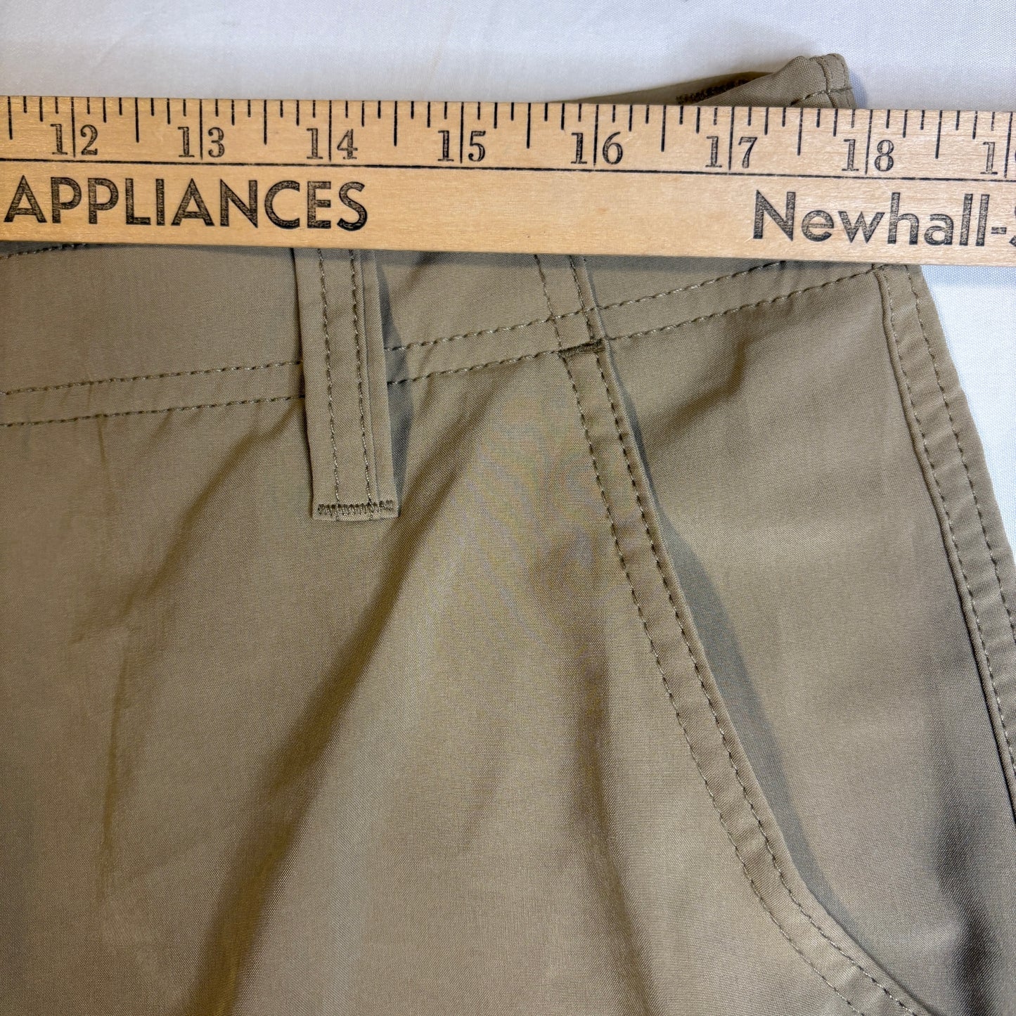 Denali Men’s Khaki Hiking Shorts Size 36 Outdoor Cargo Style Lightweight Travel