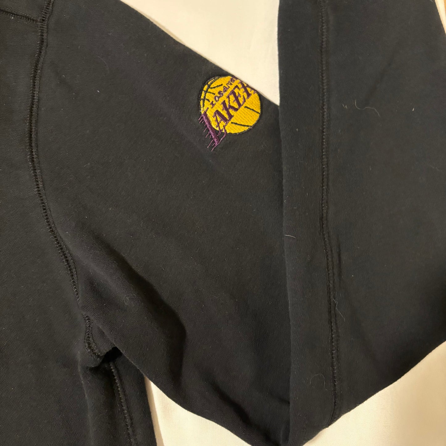 Los Angeles Lakers Hoodie Men’s XL NBA Hype Tribal Print Pullover Black Gold