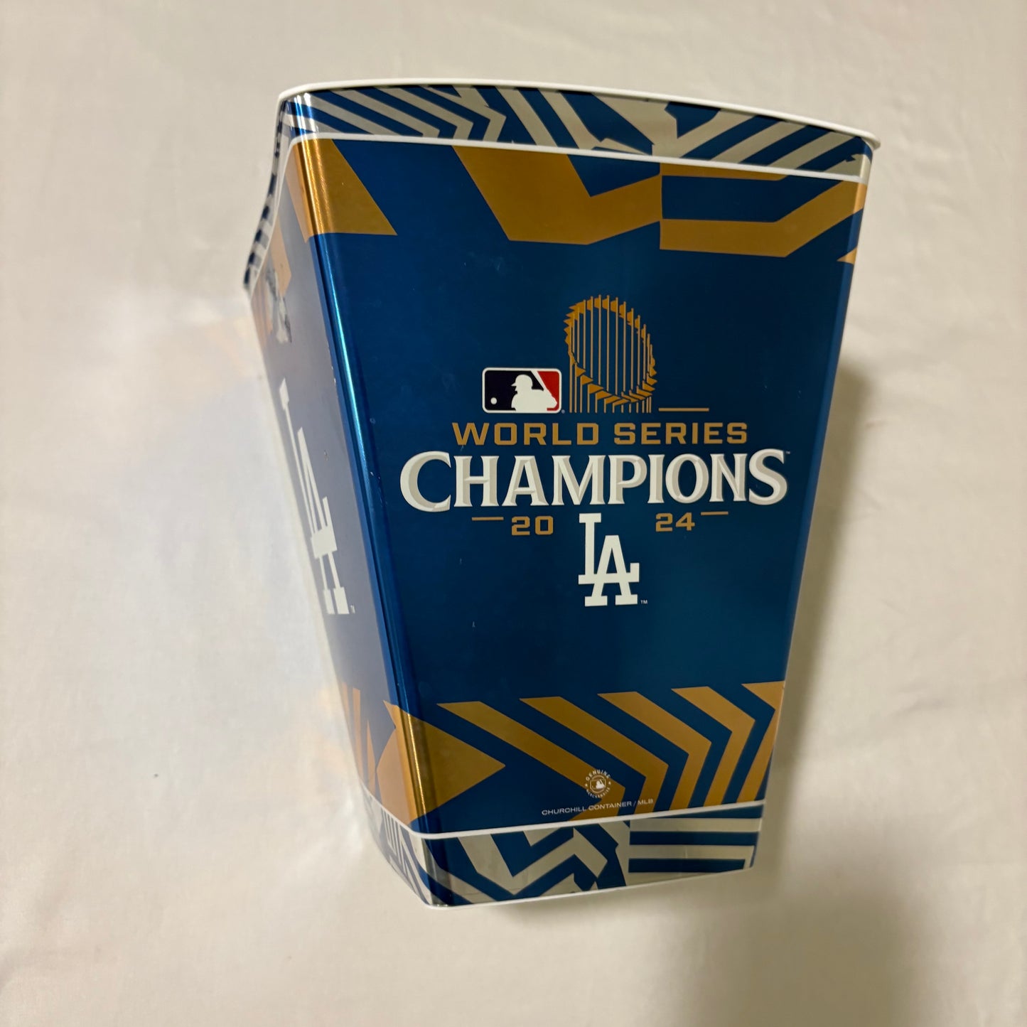 2024 Dodgers World Series Champions Popcorn Bucket Stadium Souvenir LA MLB