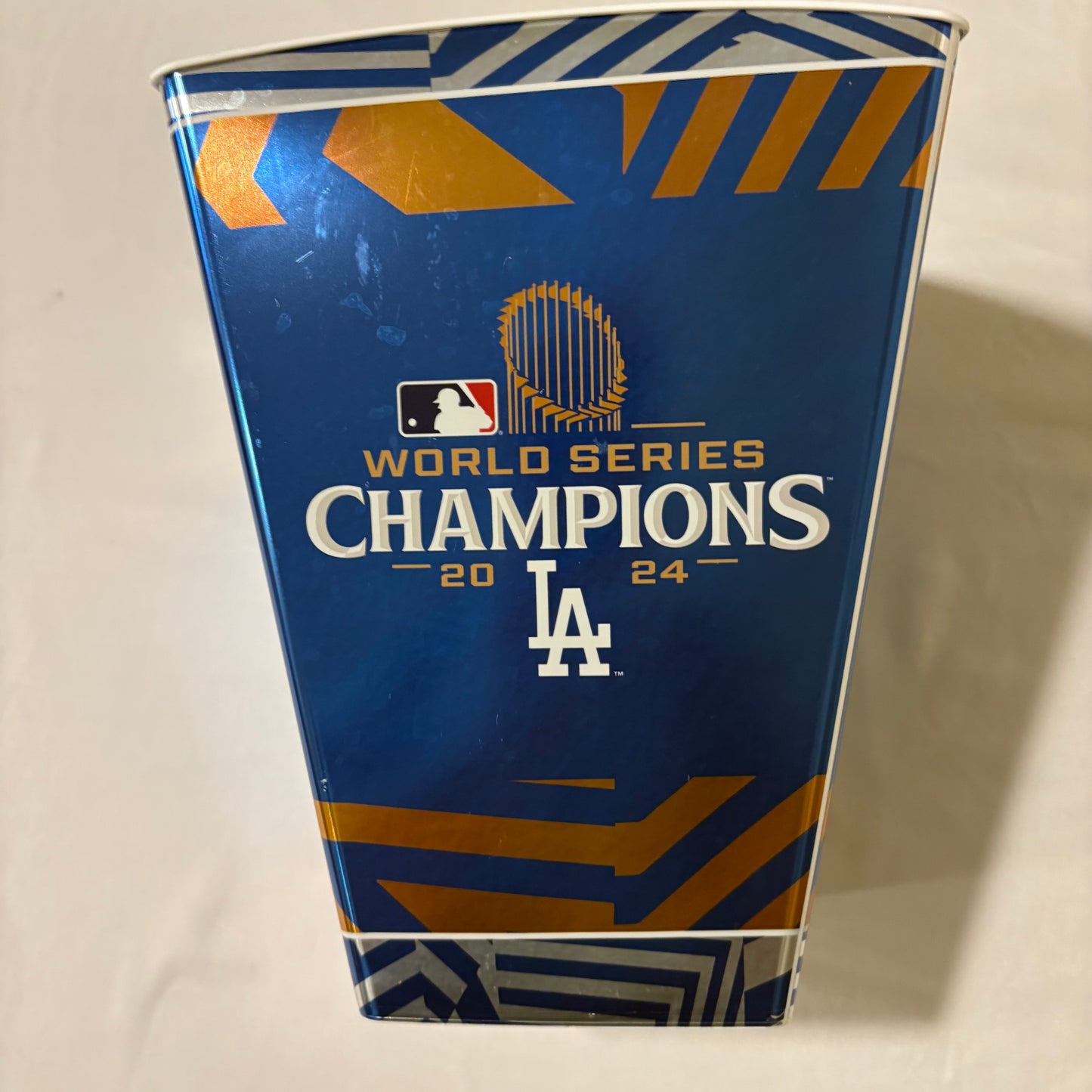 2024 Dodgers World Series Champions Popcorn Bucket Stadium Souvenir LA MLB