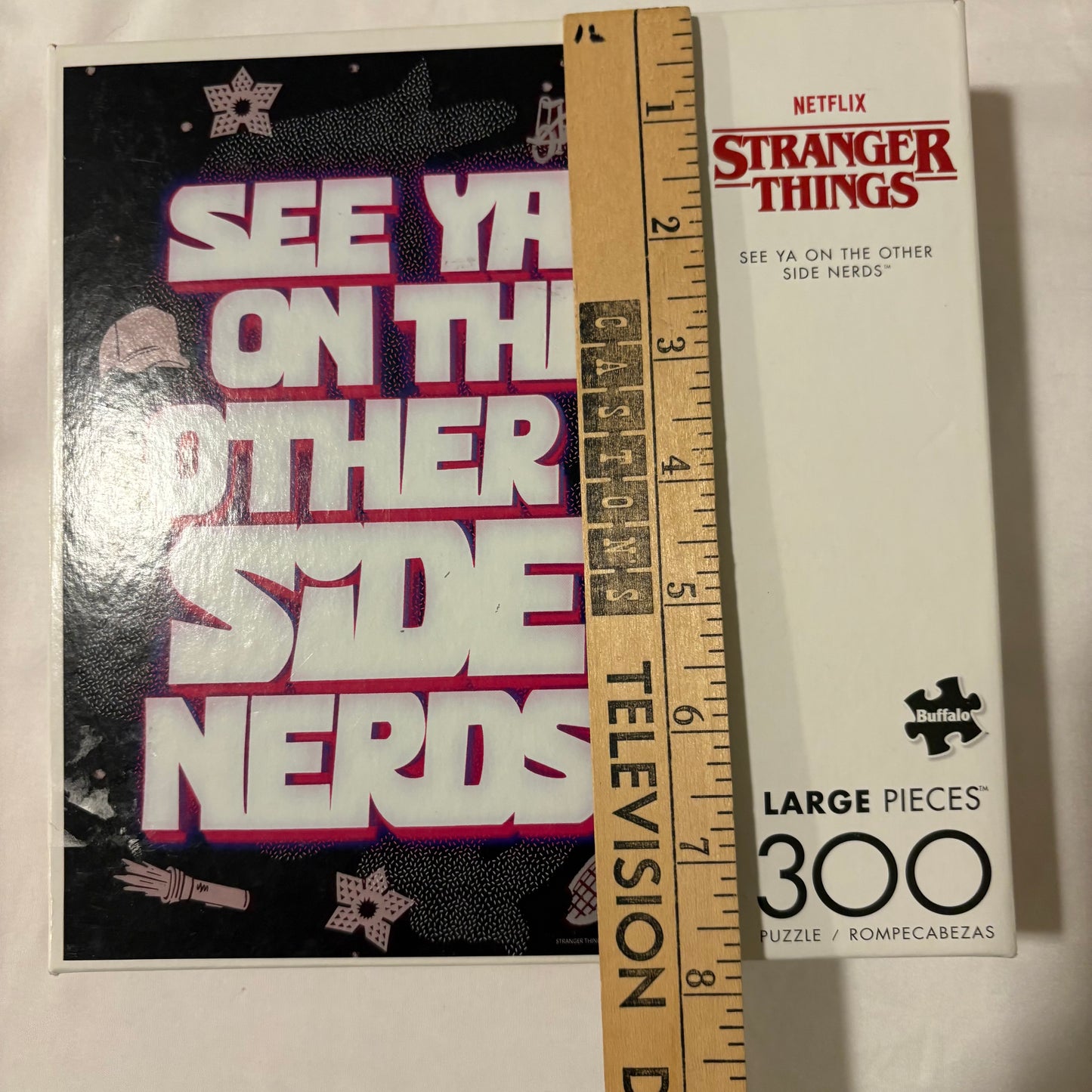 Stranger Things Puzzle 300 Piece Buffalo Games Netflix “See Ya Nerds” Large Pieces