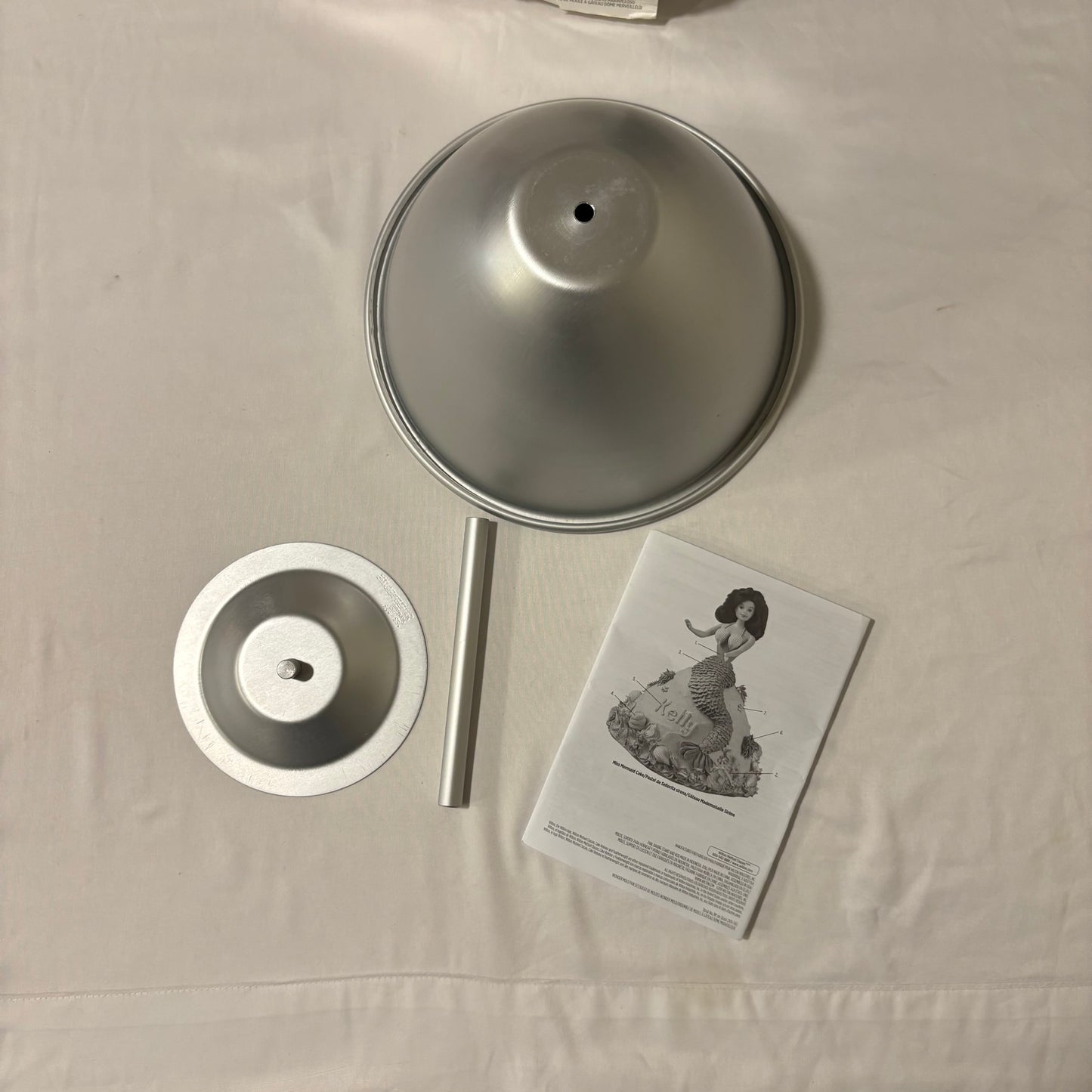Vintage Wilton Wonder Mold Cake Pan Set w/ Doll Pick Princess Dress Pan