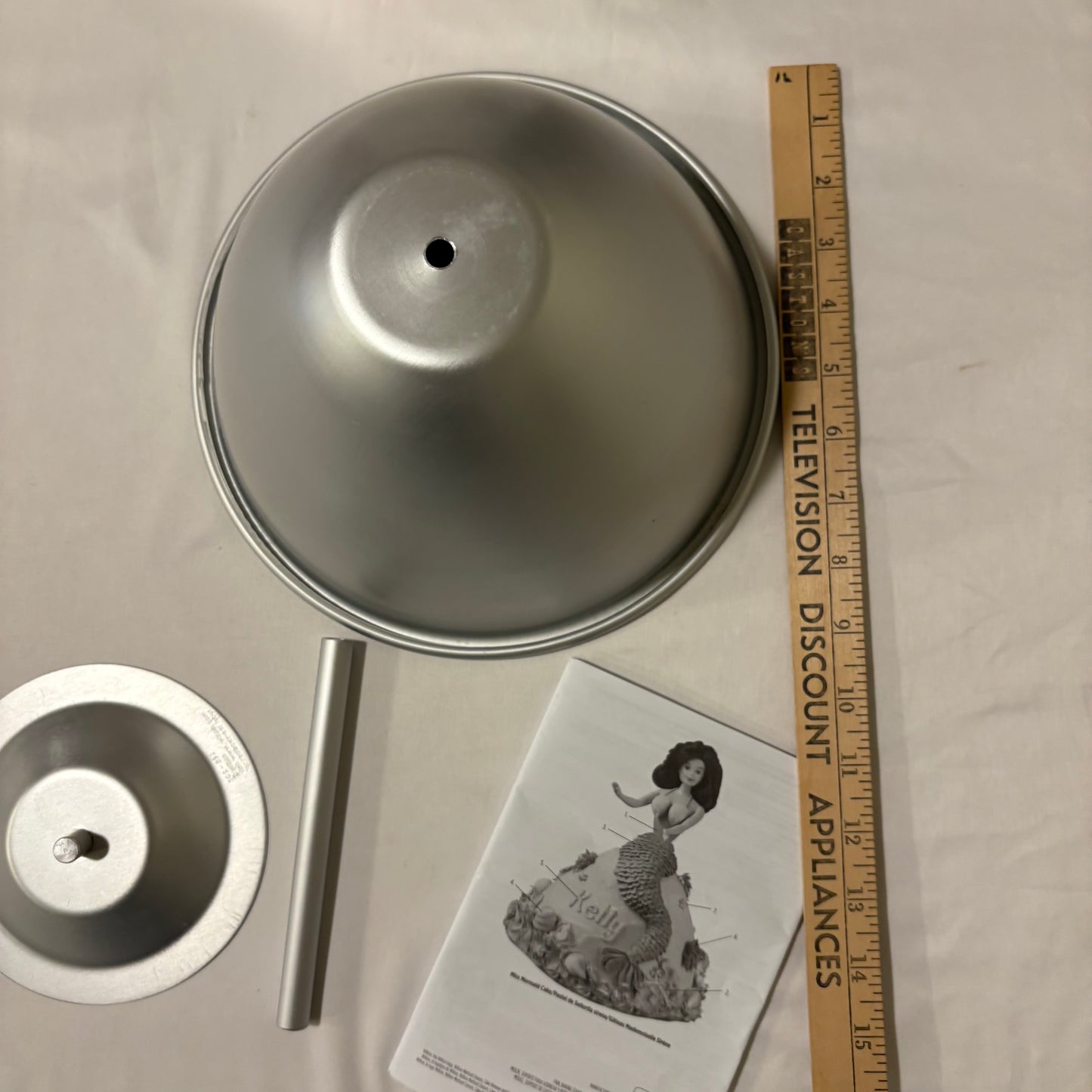 Vintage Wilton Wonder Mold Cake Pan Set w/ Doll Pick Princess Dress Pan