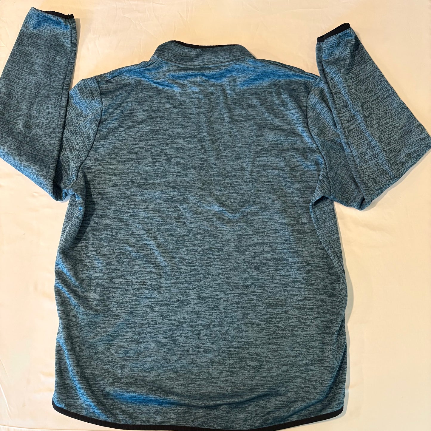 Under Armour Men’s XL Quarter-Zip Pullover Blue Fleece Lined Loose Fit ColdGear