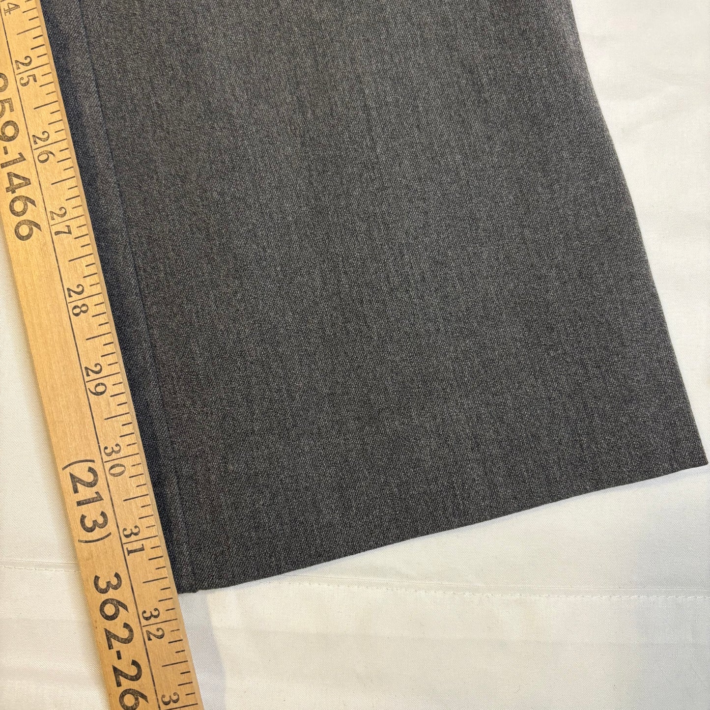 7th Avenue Men’s Pants 38x32 Gray Cotton Twill Relaxed Fit Casual Dress Work