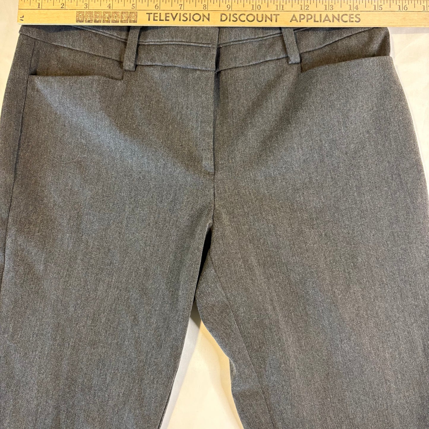 7th Avenue Men’s Pants 38x32 Gray Cotton Twill Relaxed Fit Casual Dress Work