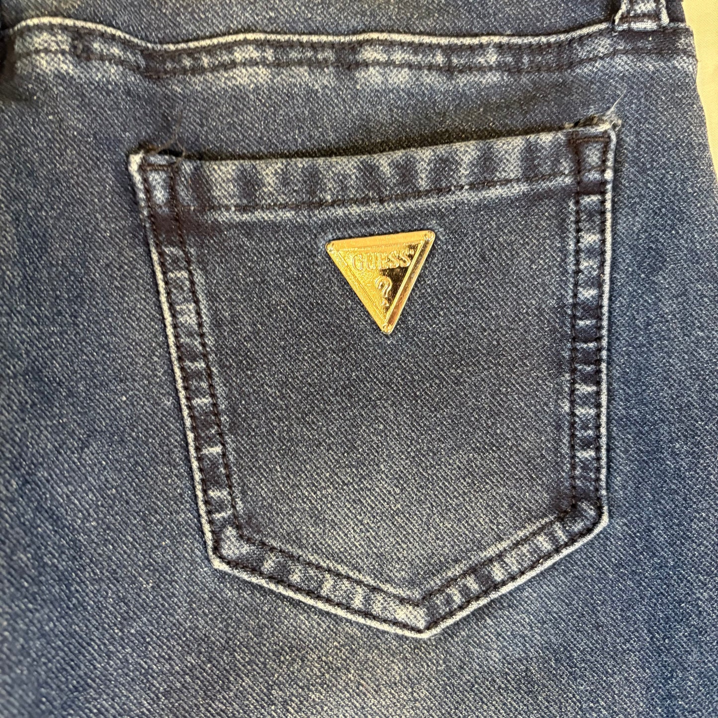 Guess Women’s Jeans Size 6 Skinny Dark Wash Stretch Denim Logo Back Pocket